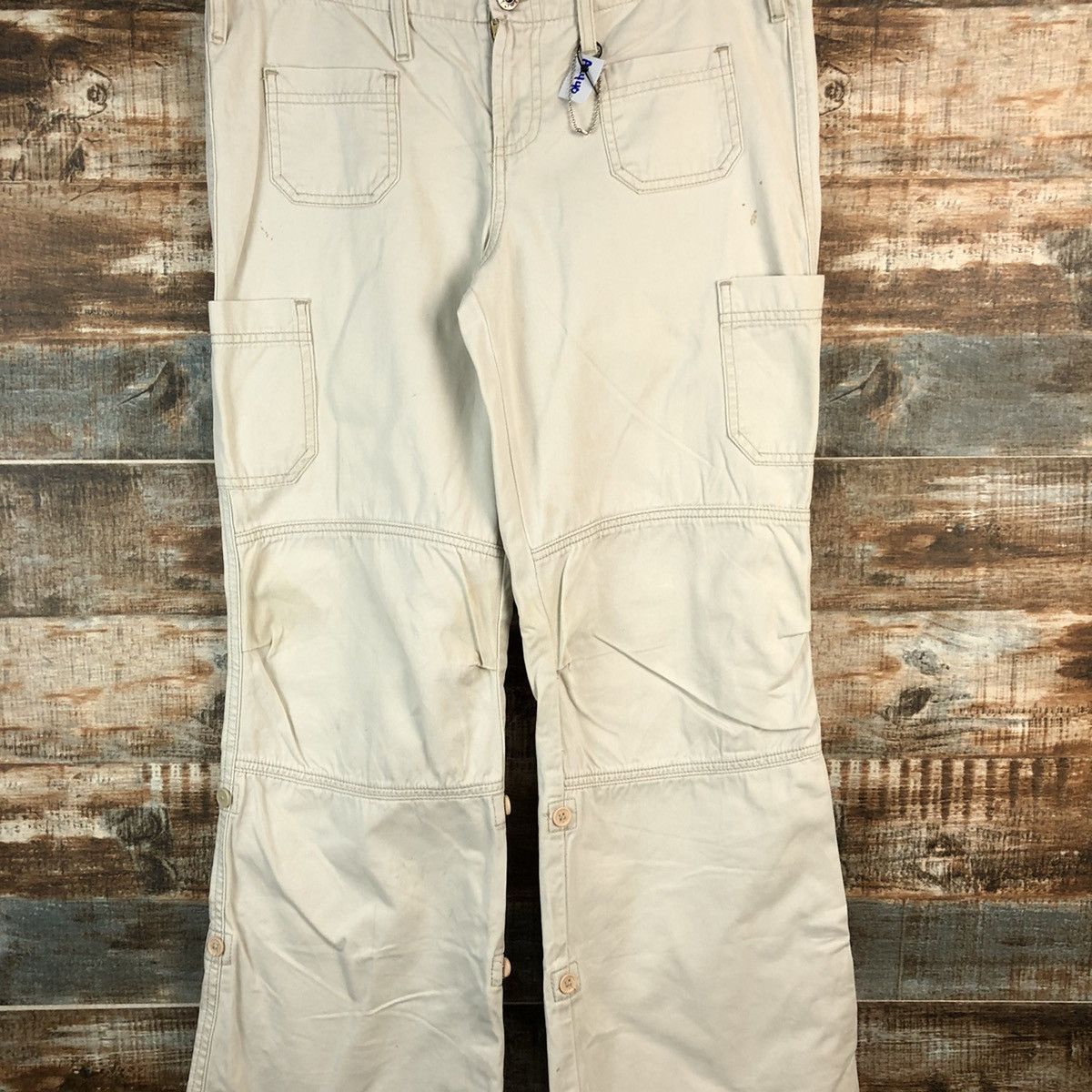 L.E.I. Lei White Cargo utility Multipocket Pants #A2440 Size 30" / US 8 / IT 44 - 5 Thumbnail