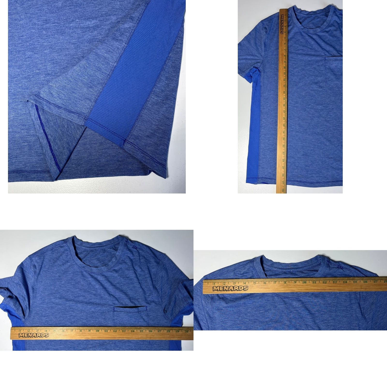 Lululemon Lululemon Men's Fundamental Pocket T-Shirt Blue Activewear Sz M Size US M / EU 48-50 / 2 - 8 Thumbnail