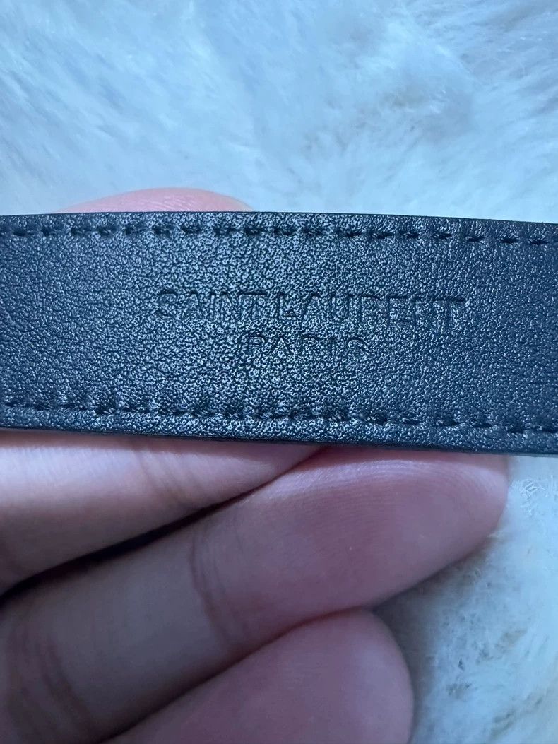 Saint Laurent Paris saint laurent parisBlack and silver belt 2503-Nextarrow Size ONE SIZE - 3 Thumbnail