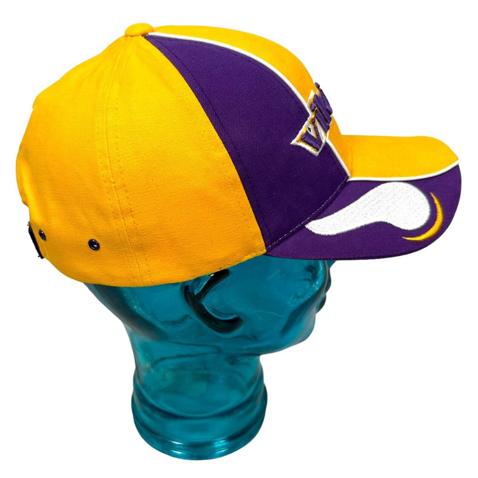 Reebok Minnesota Vikings Hat Retro Reebok Cap Men's Yellow Cotton Size ONE SIZE - 2 Thumbnail