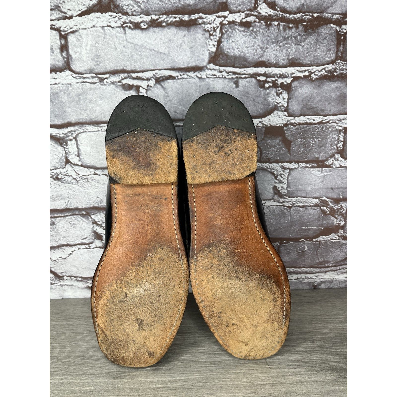 Bass G.H. Bass & Co Weejuns Black Leather Moccasin Loafers Dress Size US 9.5 / EU 42-43 - 19 Thumbnail
