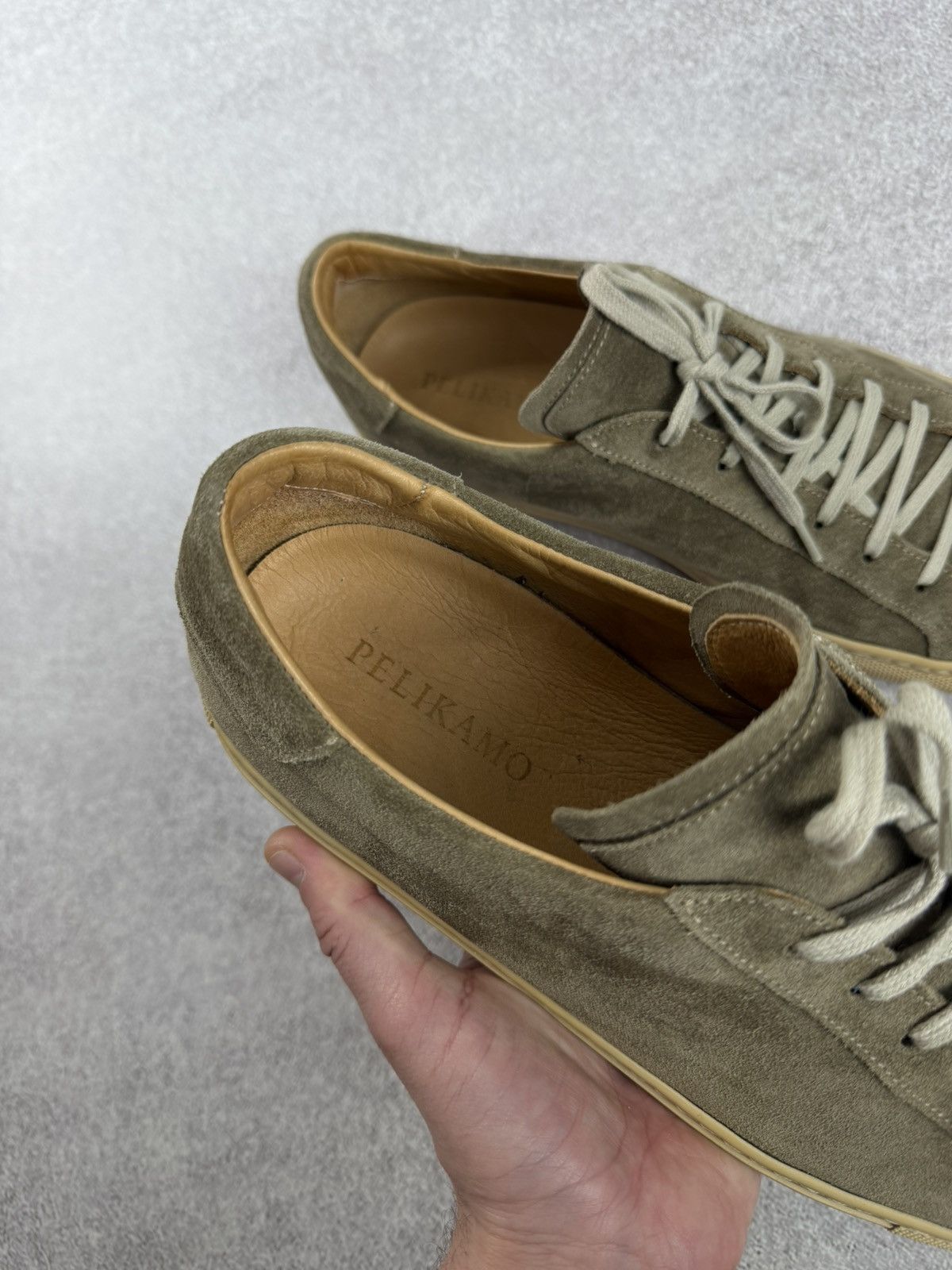 Vintage Pelikamo Suede Sneakers Men’s Casual Low Top Shoes Size 43 Size US 10 / EU 43 - 13 Thumbnail
