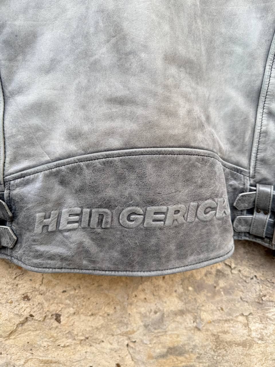 Hein Gericke Hein Gericke Distressed Moto Leather Biker Jacket Cafe Racer Size US L / EU 52-54 / 3 - 10 Thumbnail