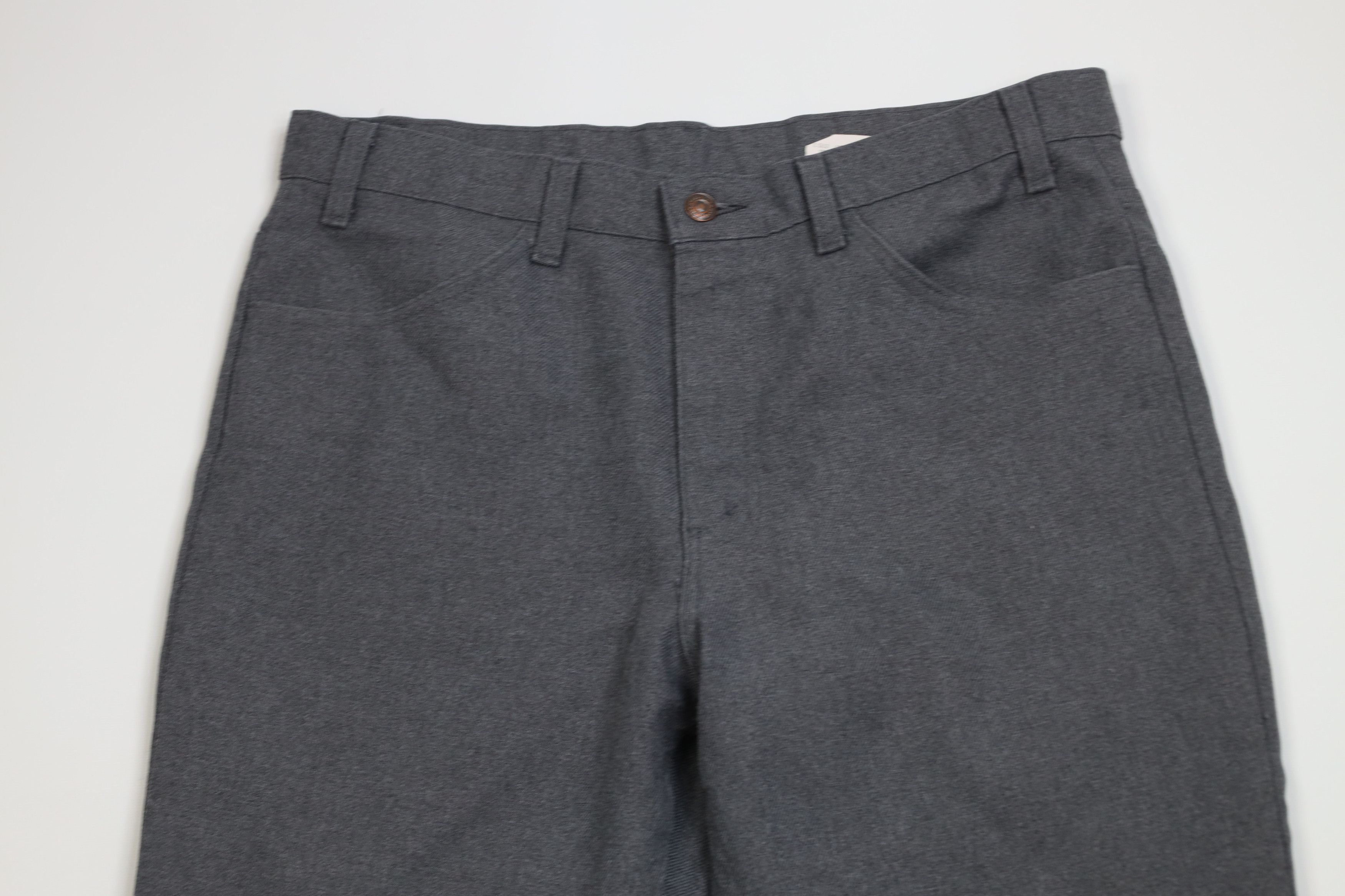 Levi's Vintage 90s Levis 517 Knit Flared Wide Leg Pants Gray USA Size US 36 / EU 52 - 2 Thumbnail