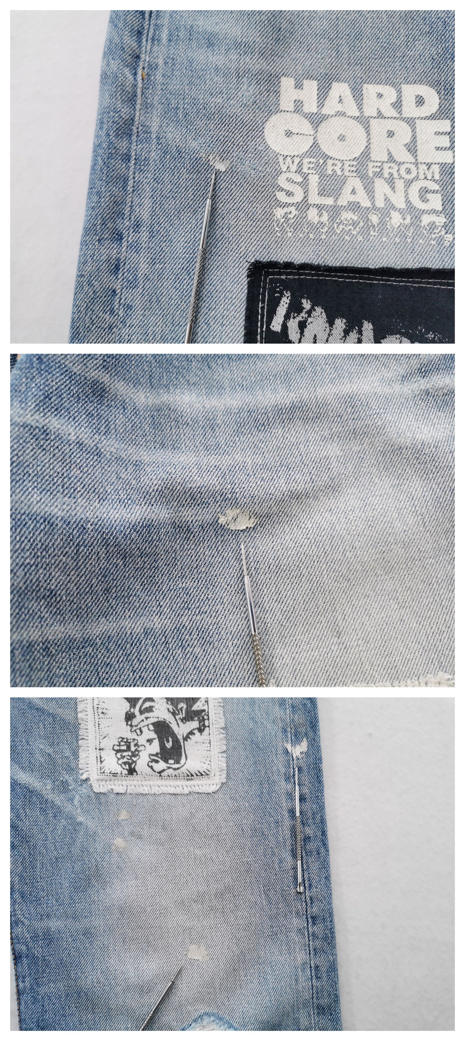 Band Tees × Vintage Distressed Vintage 90's RNA X Rancid Slang From Chaos Denim Size US 32 / EU 48 - 10 Thumbnail
