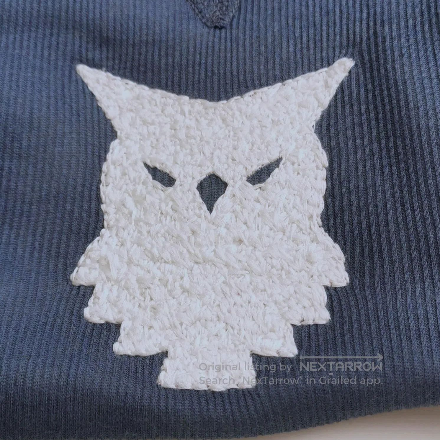 Maison Margiela Maison Margiela Silk-Cotton Owl Print Sweatshirt L. Size US L / EU 52-54 / 3 - 3 Thumbnail
