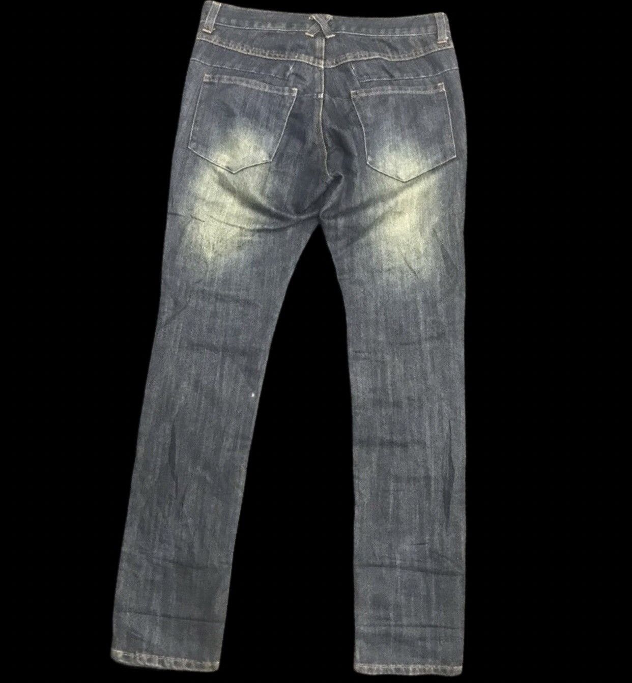 PPFM Archival Design Engraved Easter Rock PPFM Skinny Jeans F462 Size US 32 / EU 48 - 2 Thumbnail
