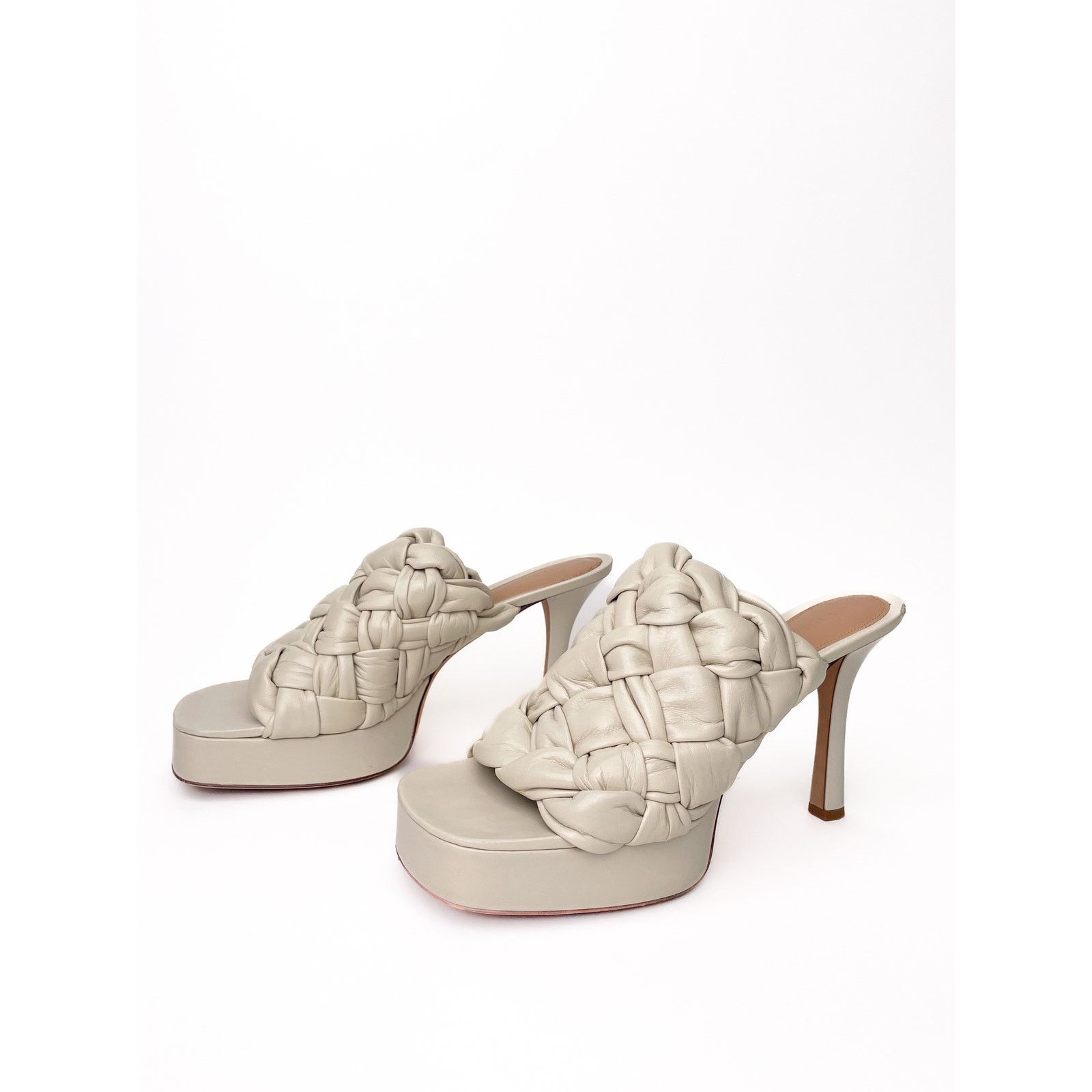 Bottega Veneta The Board Sandals - Leather Woven Mules Size US 8 / IT 38 - 3 Thumbnail
