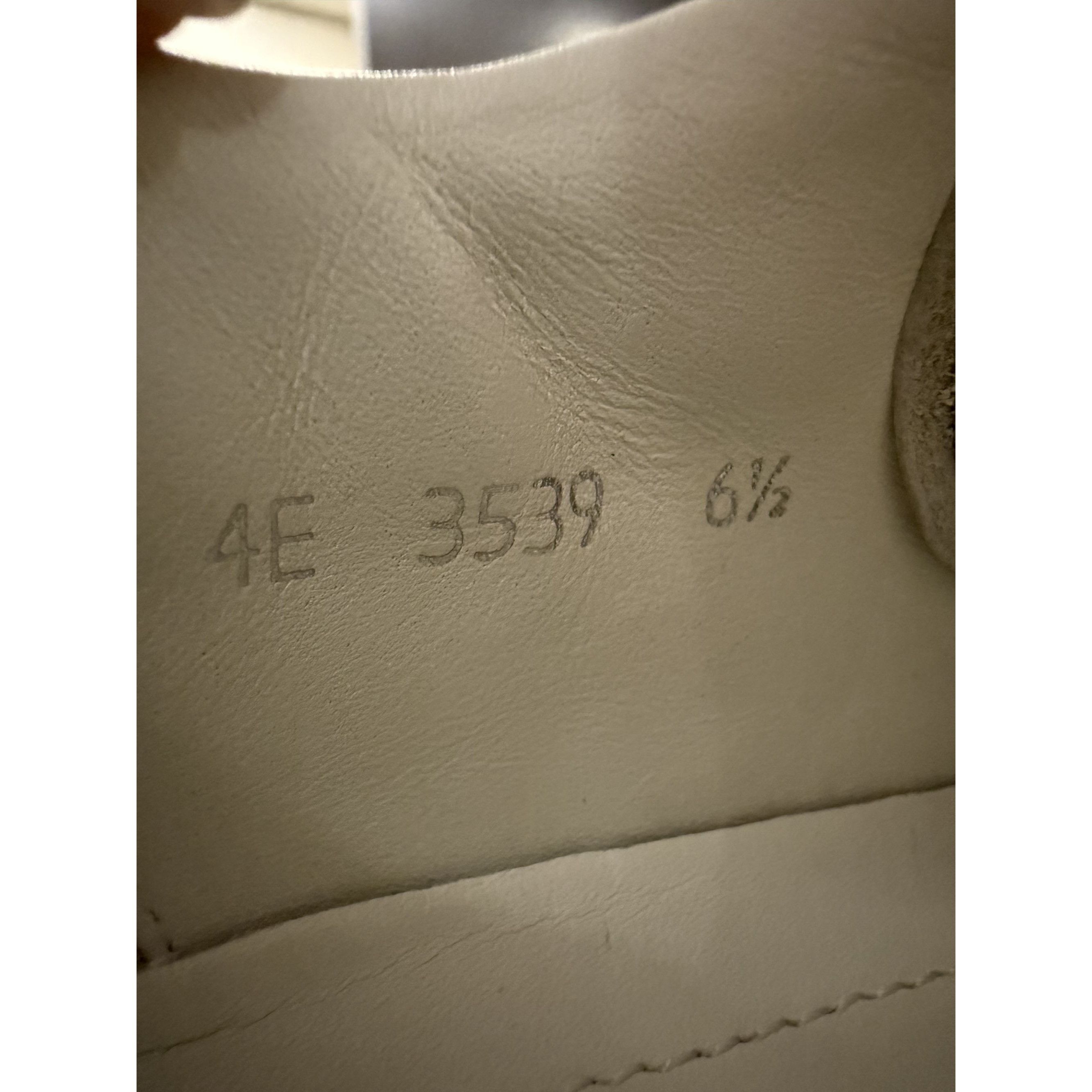 Prada Prada White Leather Low-Top Sneakers With Laces Size US 6.5 / IT 36.5 - 8 Thumbnail