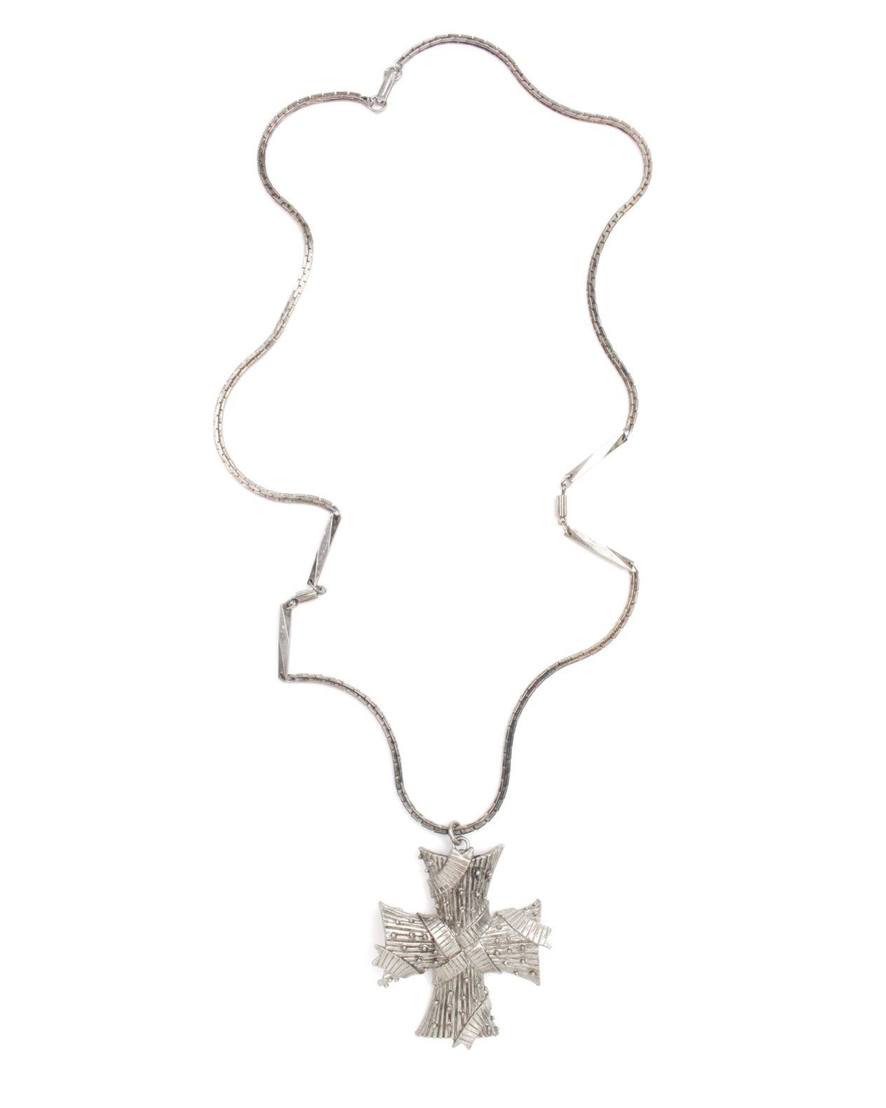 If Six Was Nine 1990S HOLLYWOOD RIBBON CROSS PENDANT NECKLACE Size ONE SIZE - 2 Thumbnail