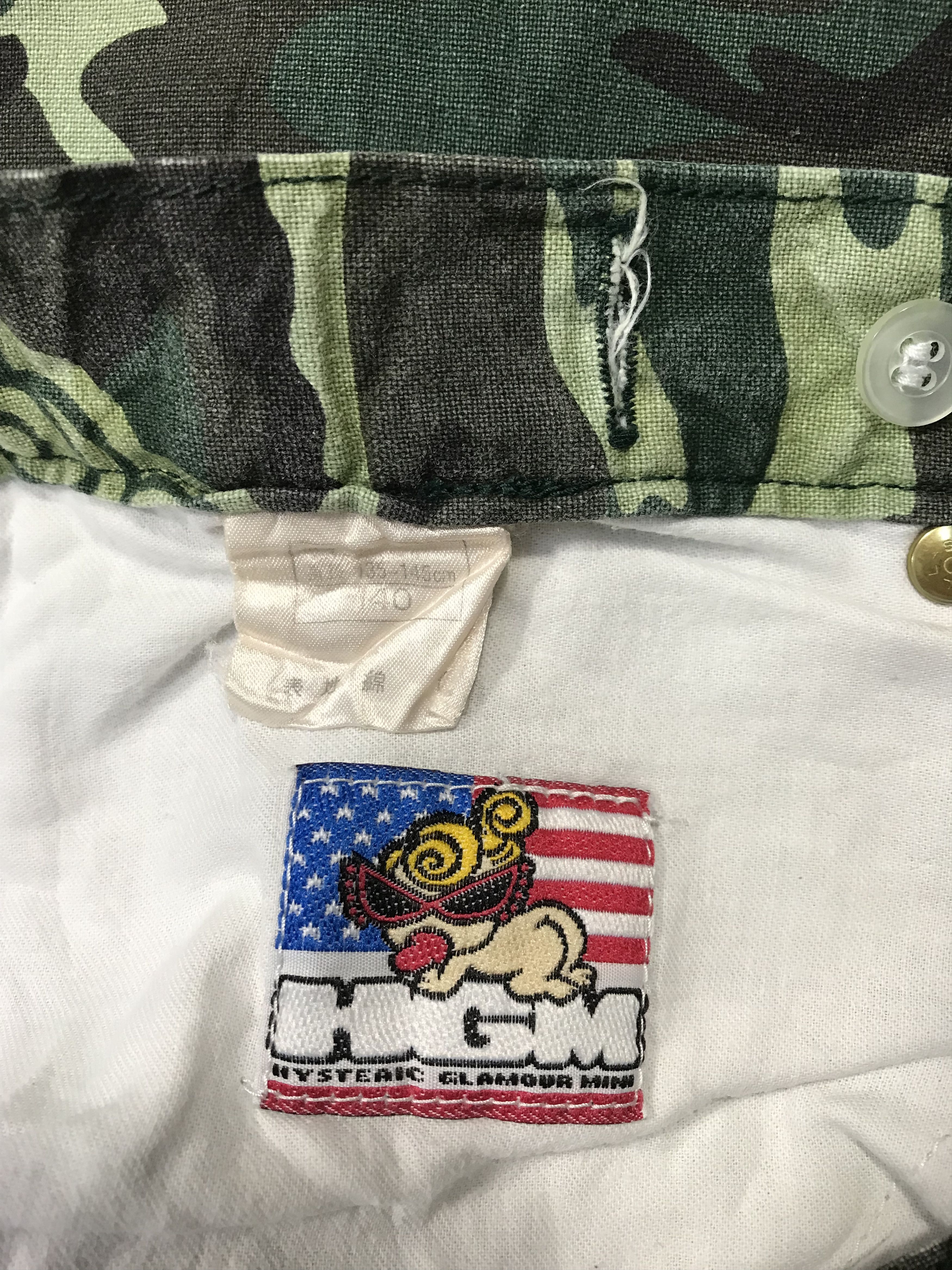 Hysteric Glamour × Japanese Brand Hysteric Glamour Mini Camo Ovp Baby Logo Jeans Shorts Pants Size US 28 / EU 44 - 6 Thumbnail