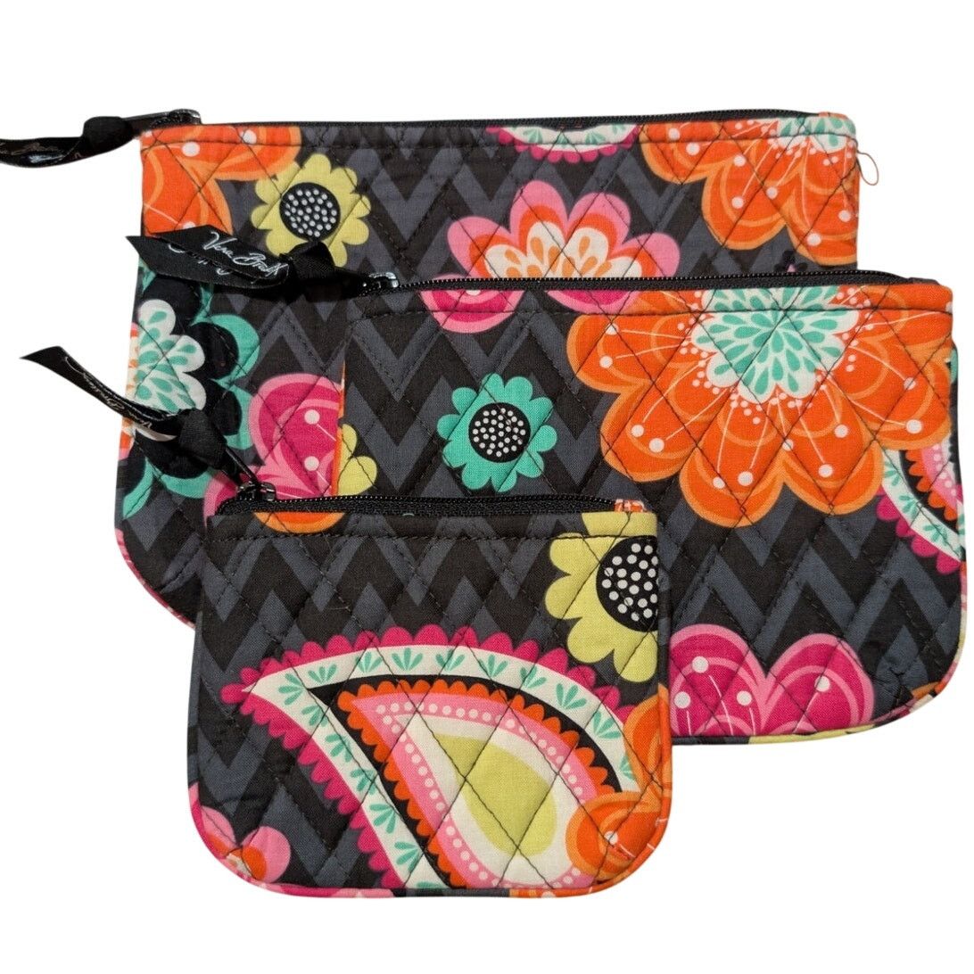 Vera Bradley RETIRED 5-PC Vera Bradley "Ziggy Zinna" Glenna Shoulder Bag Size ONE SIZE - 15 Thumbnail