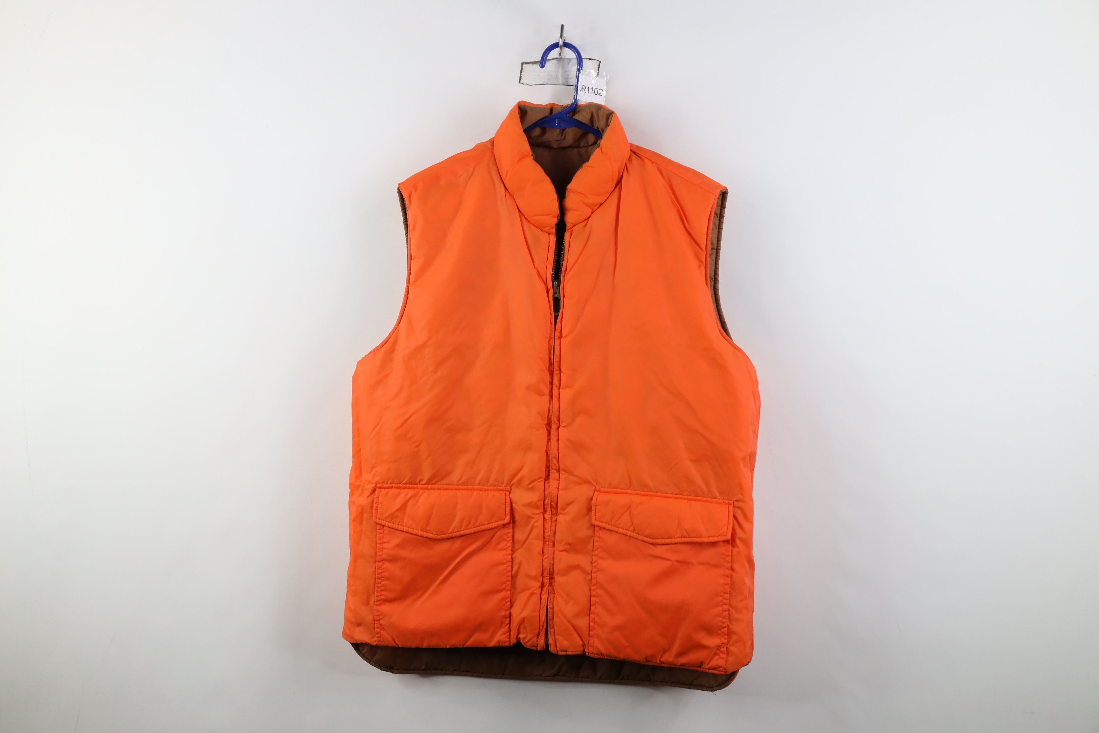 Vintage Vintage 70s Streetwear Reversible Puffer Vest Jacket Size US L / EU 52-54 / 3 - 12 Thumbnail