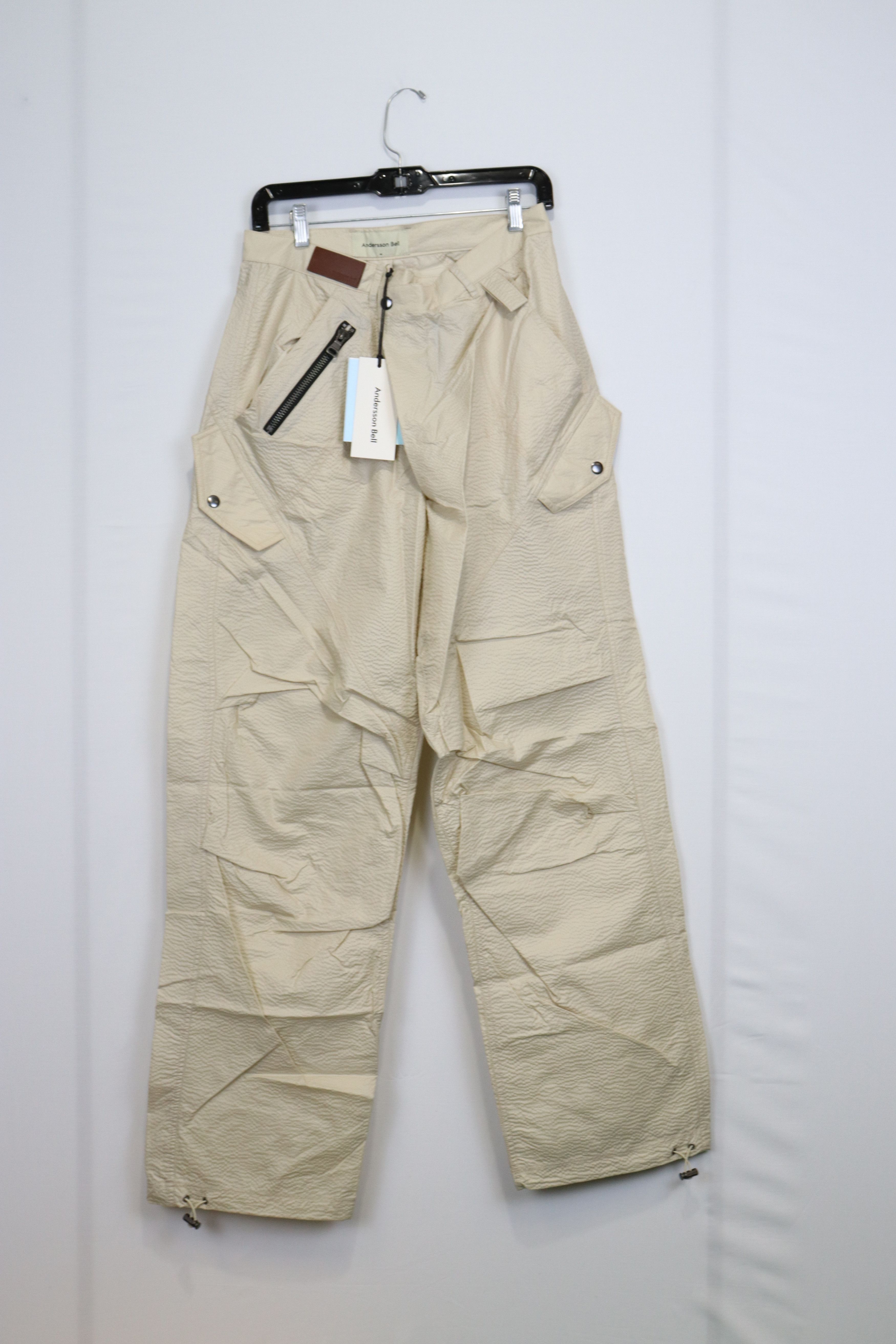 image of Andersson Bell O1Rshd10124 Convex Multi Military Pants In Beige, Men's (Size 30)