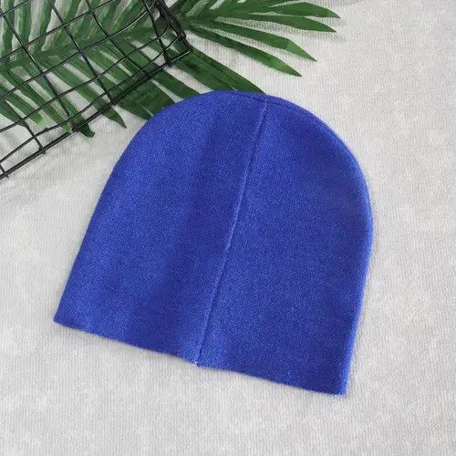 Other Blue Knit Slouchy Beanie Hat 2024 Size ONE SIZE - 4 Thumbnail
