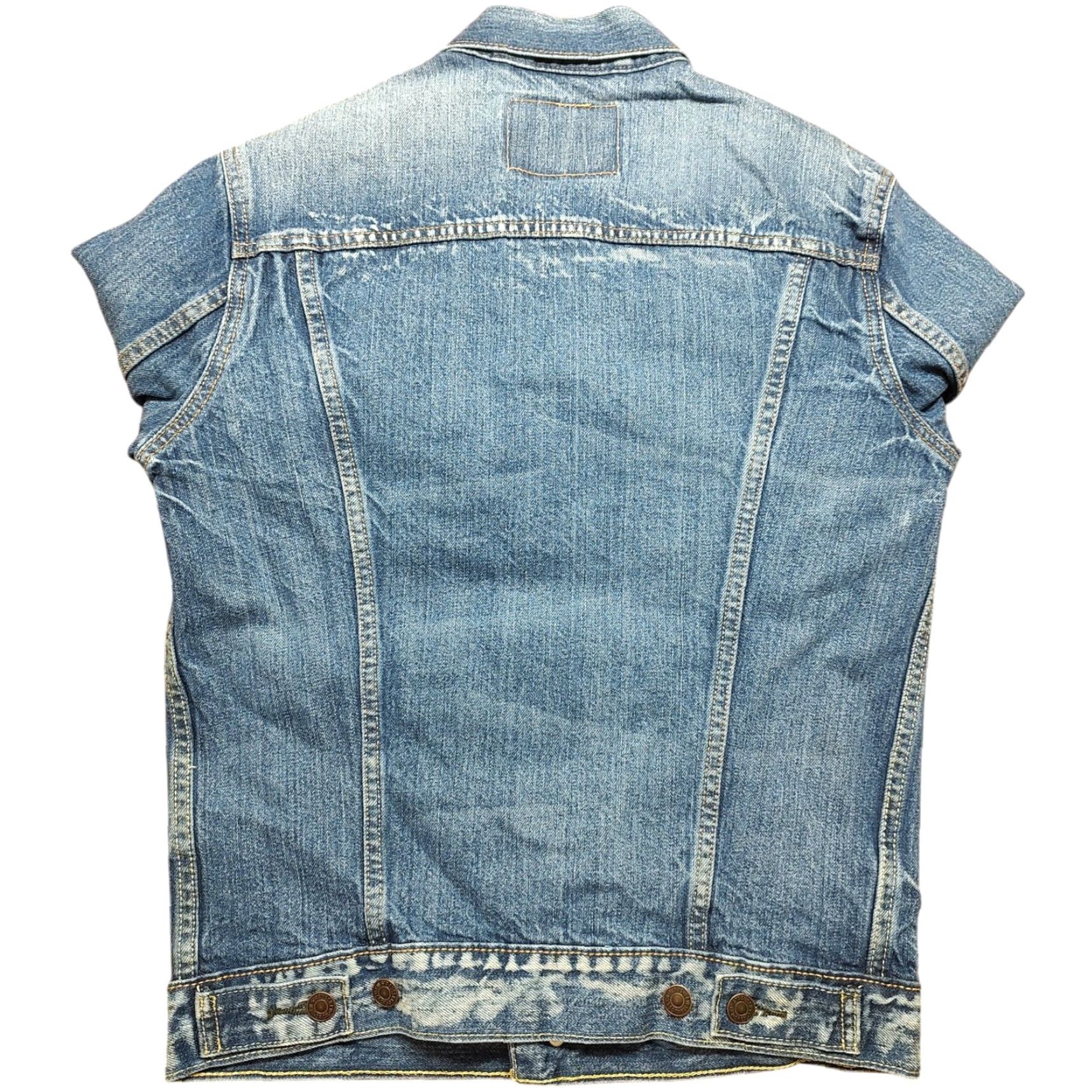 Levi's Levi's Trucker Jacket Mens Short Denim Light Blue 72334 Western 90s Style Size US 29 - 3 Thumbnail