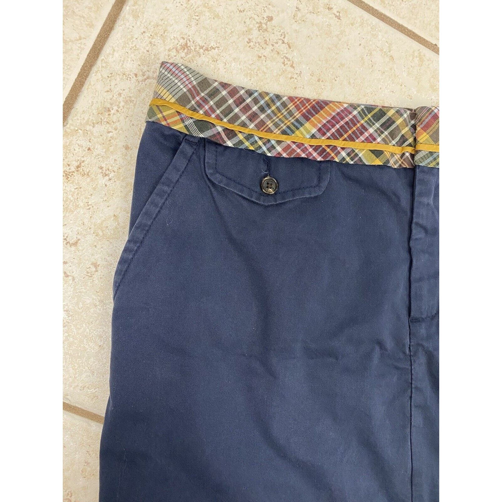 Tommy Hilfiger NWT Tommy Hilfiger Skirt Sz 16 Blue Yellow Plaid Mini Y2K Size 38" / US 16 / IT 52 - 3 Thumbnail