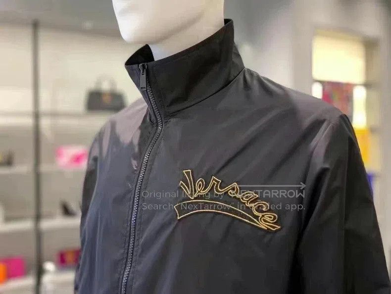 Versace Versace The main line stand-up collar men's thin jacket ja Size US L / EU 52-54 / 3 - 2 Thumbnail