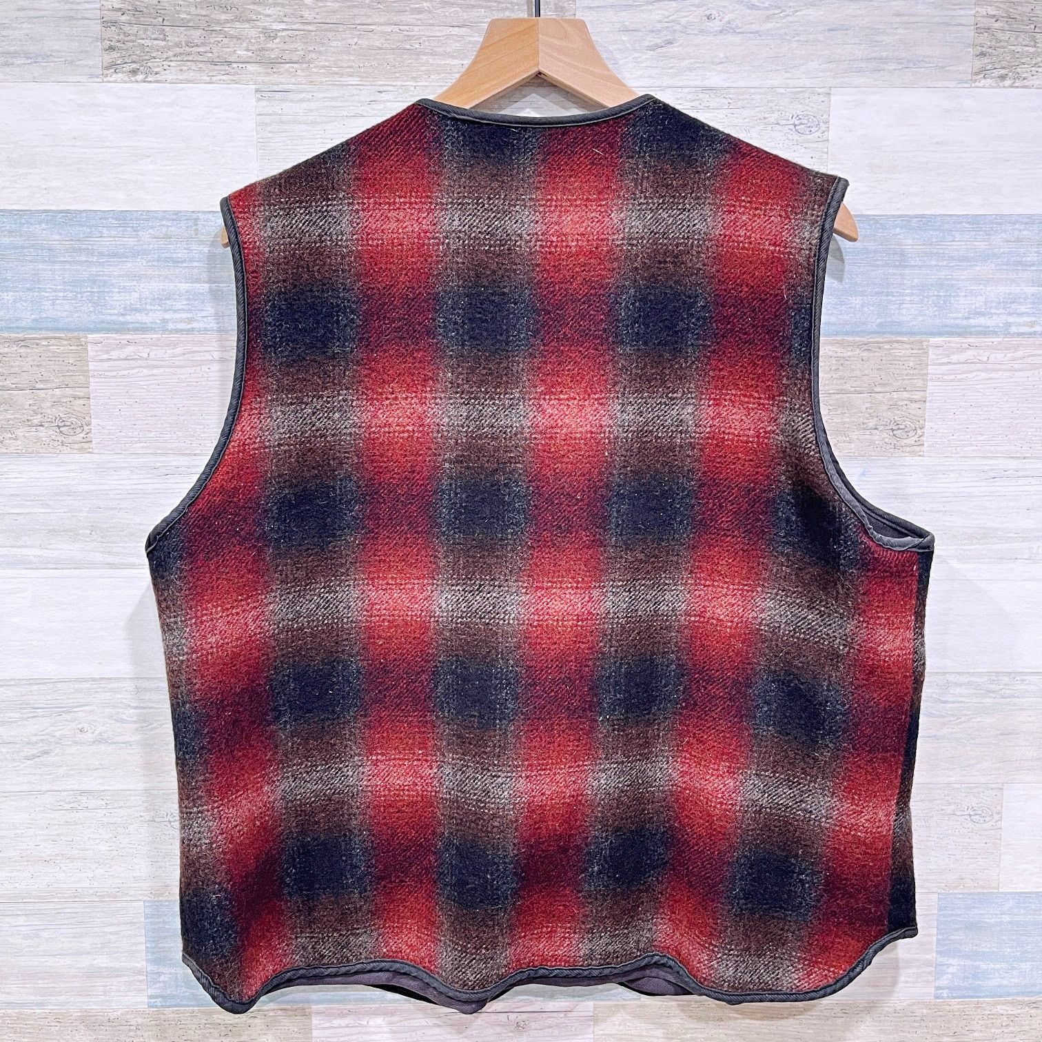 Woolrich Woolen Mills Woolrich Vintage Tweed Hunting Vest Jacket Plaid Zip Mens L Size US L / EU 52-54 / 3 - 3 Thumbnail