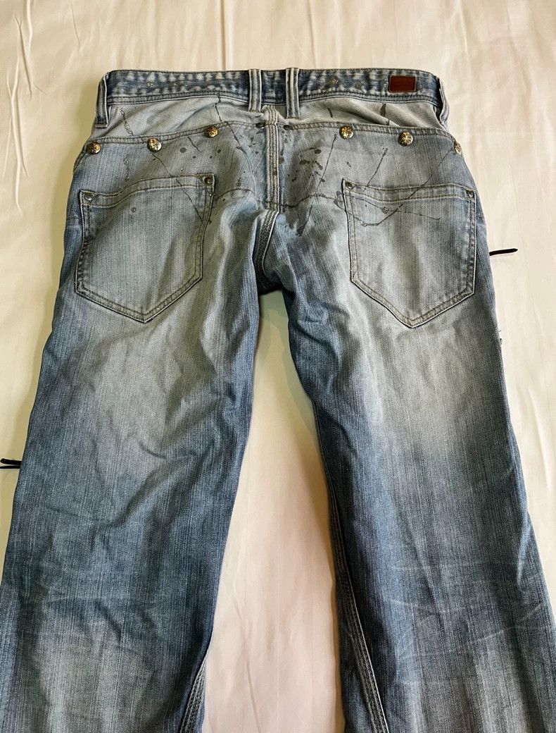 Yohji Yamamoto Vintage Deconstructed Denim Pants with Zippers-2506 Size 30" / US 8 / IT 44 - 8 Thumbnail