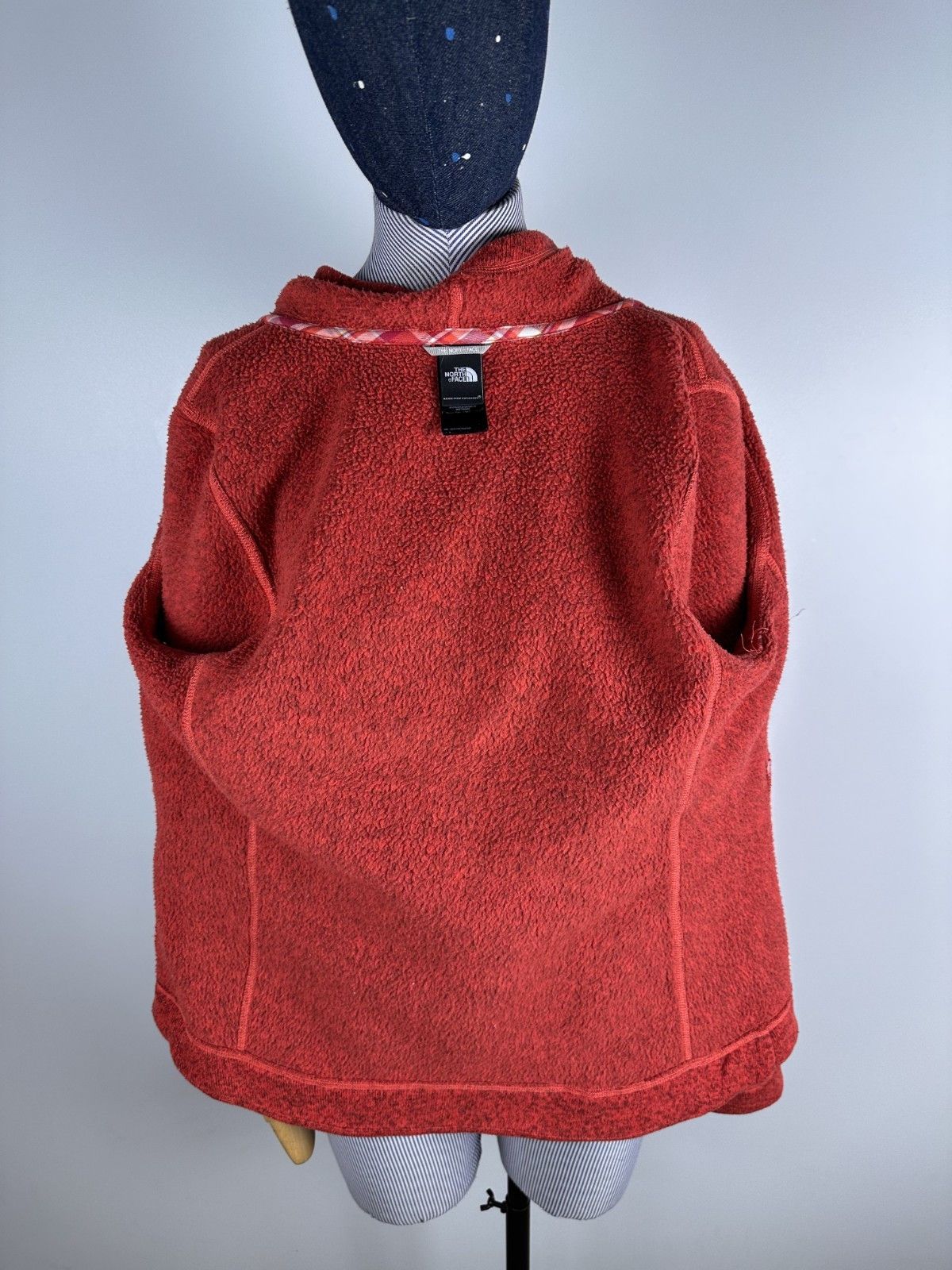 The North Face The North Face Womens Red Fleece Jacket Full Zip Size M Size US M / EU 48-50 / 2 - 9 Thumbnail