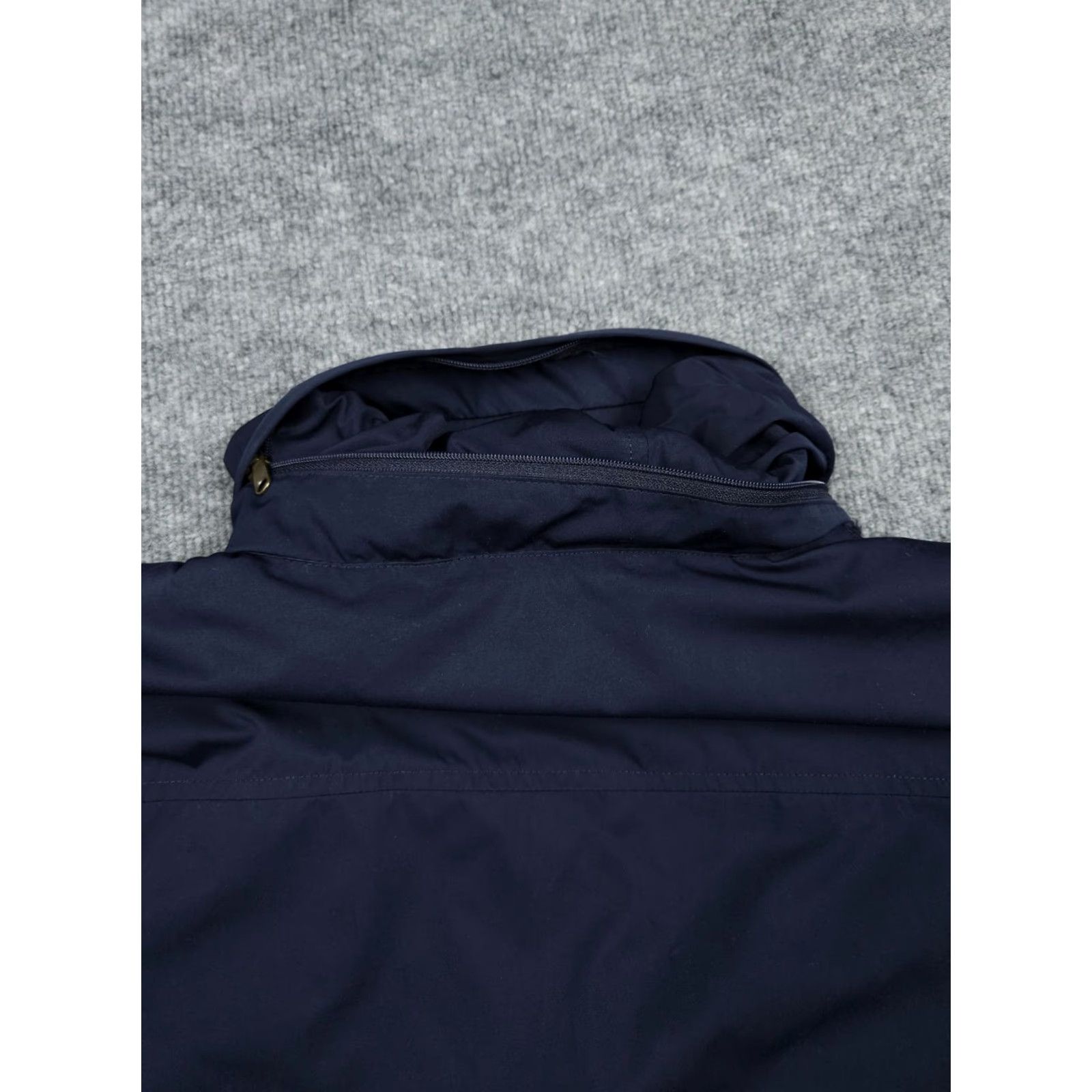 Polo Ralph Lauren VINTAGE Polo Ralph Lauren Jacket Mens Large Navy Full Zip Lined Hooded Bomber Jacket Navy Blue 90s Classic Mens Size US L / EU 52-54 / 3 - 6 Thumbnail