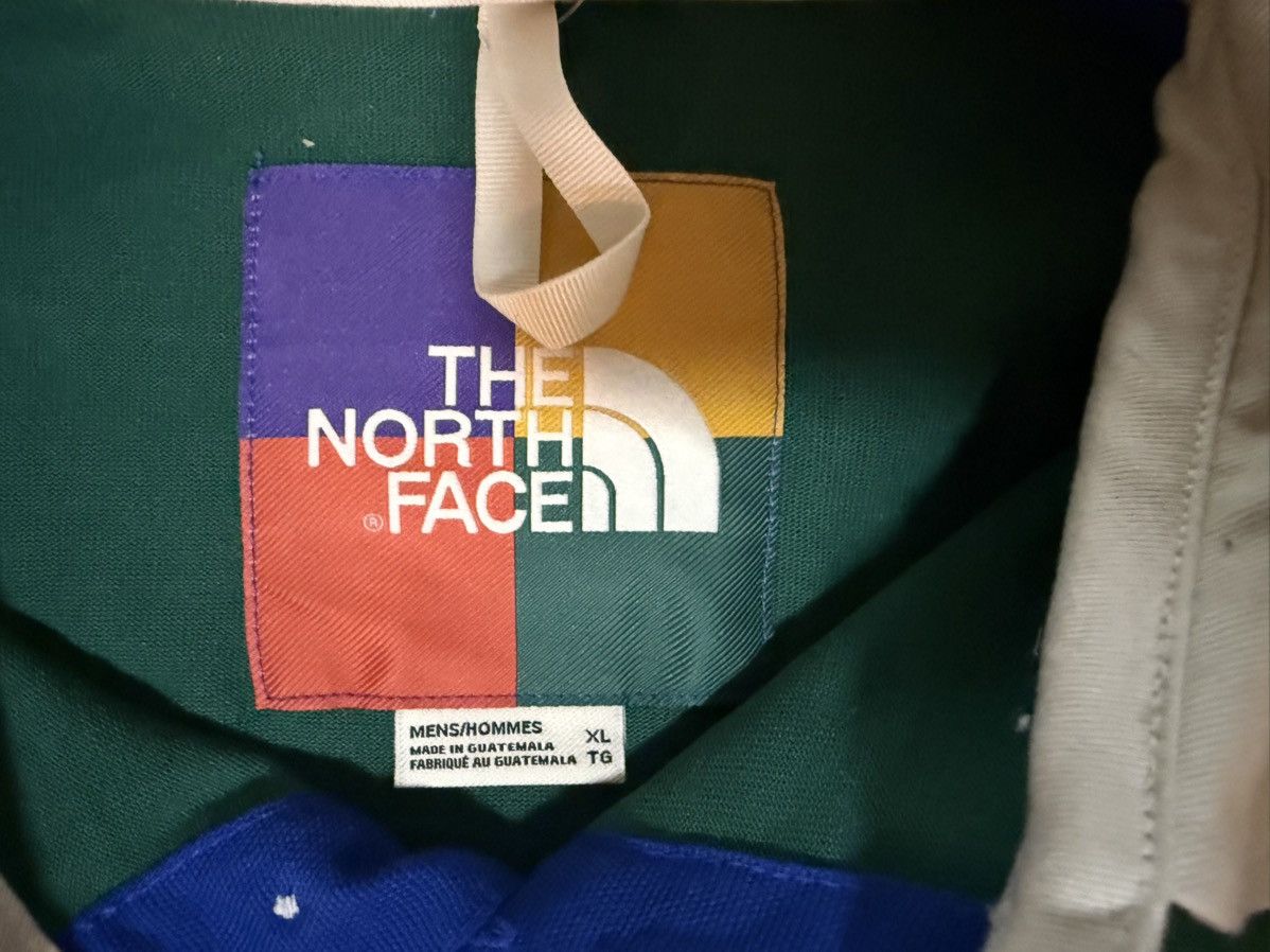The North Face The North Face Colorblock Big Stripe Logo Rugby Blue Green Size US XL / EU 56 / 4 - 7 Thumbnail