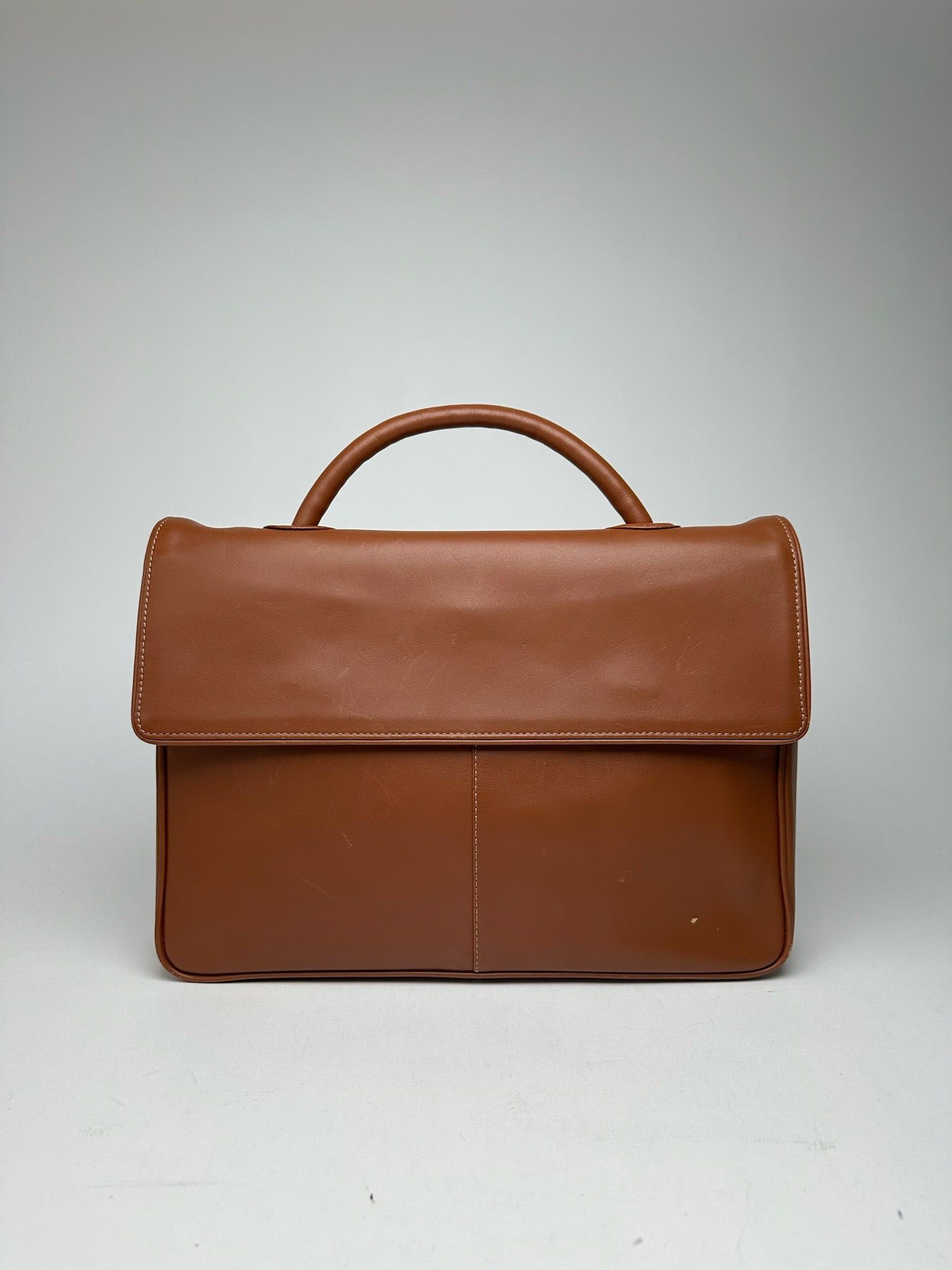 Issey Miyake Vintage 2way leather bag brown Size ONE SIZE - 1 Thumbnail