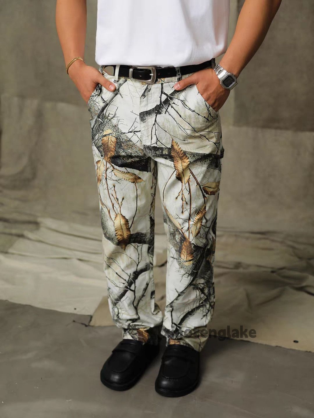Vintage Unisex real tree camo skate hiphop yuppie carpenter pants Size US 36 / EU 52 - 6 Thumbnail