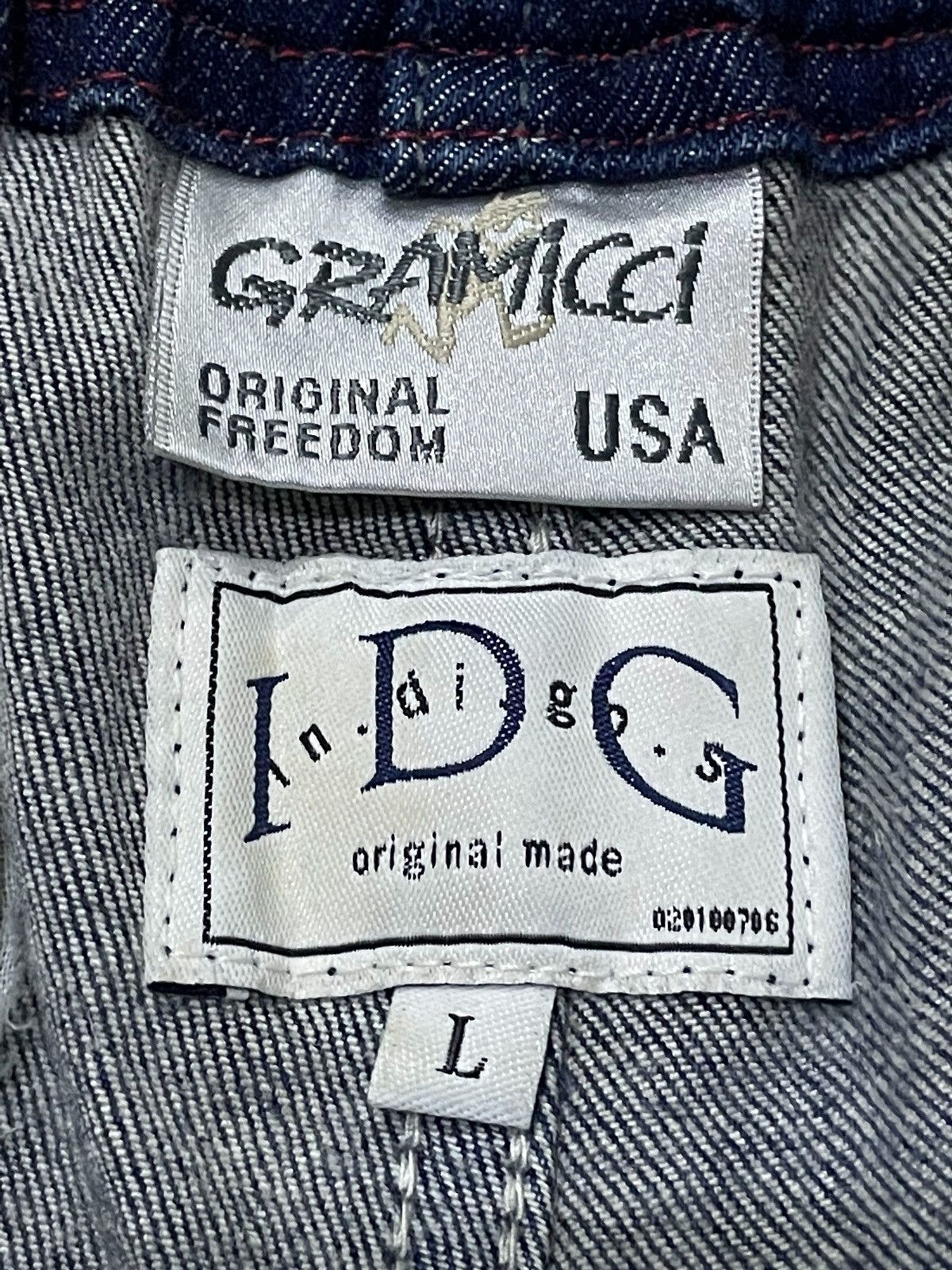 Gramicci × Indigo Vintage Gramicci X Indigo S Denim Indigo Easy Jeans Size US 31 - 19 Thumbnail