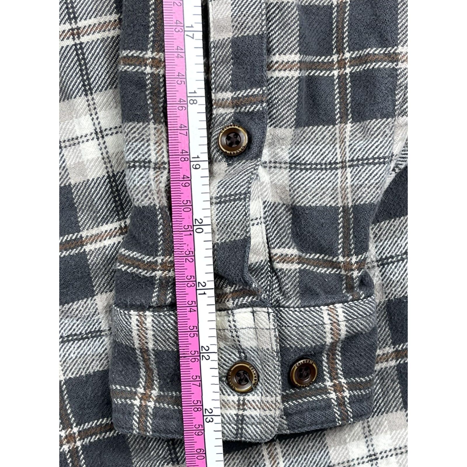 Vintage Columbia Shirt Mens Button-Up Plaid Flannel Gray Regular Fit Long Sleeve L Casual Vintage No Size US L / EU 52-54 / 3 - 7 Thumbnail
