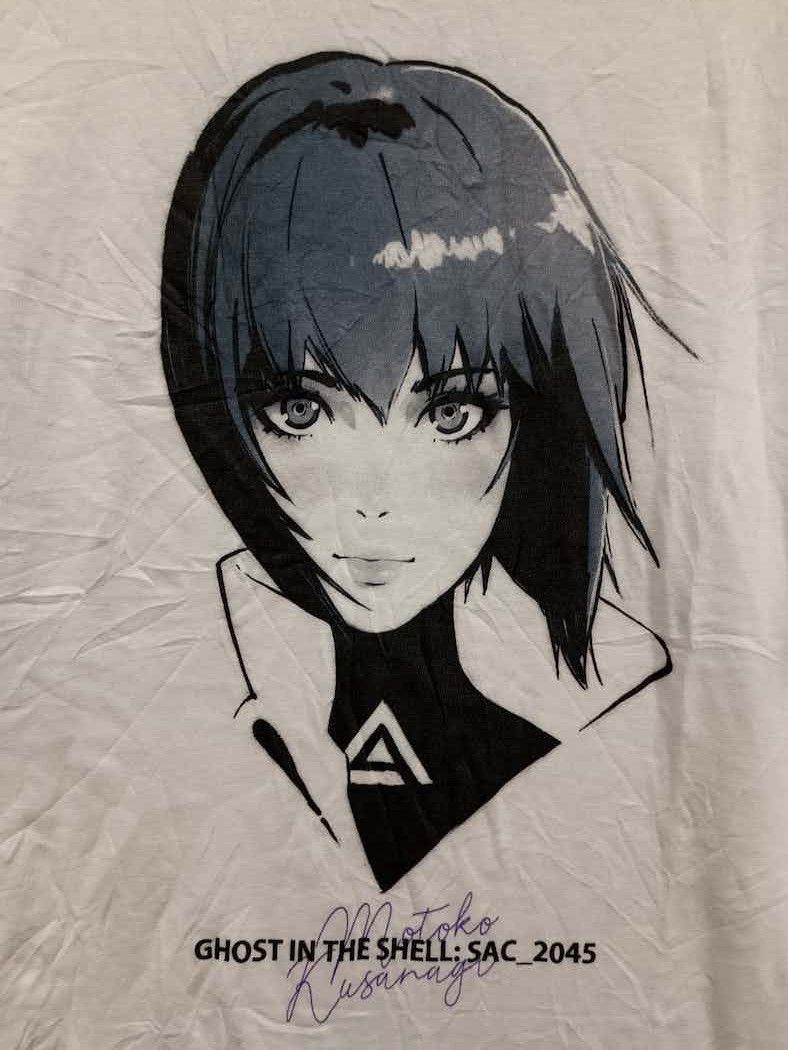Anime t shirt anime Makoto Kusanagi Ghost In The Shell:SAC 2045 Size US M / EU 48-50 / 2 - 3 Thumbnail
