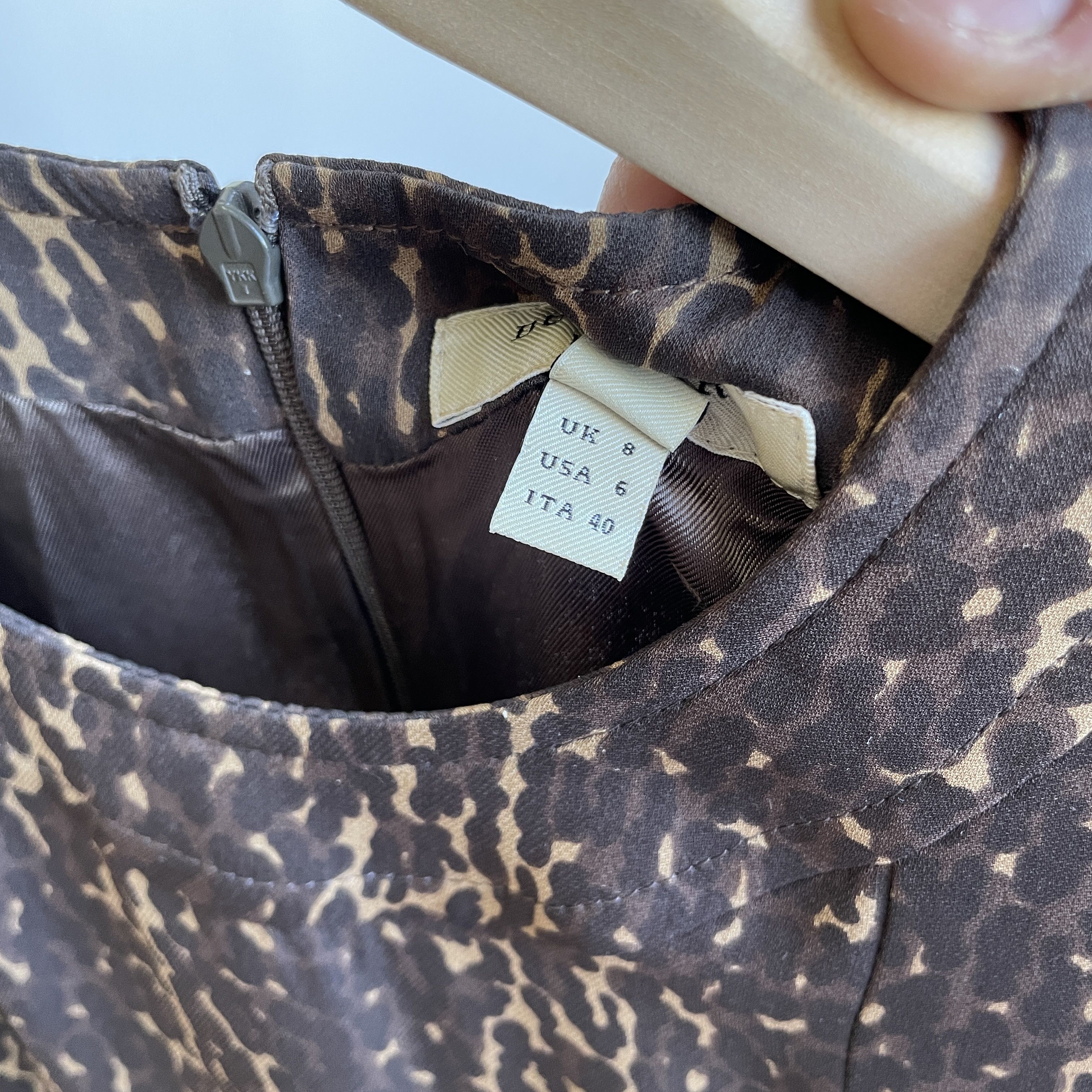 Burberry Burberry Leopard Print Silk Tank Dress Size M / US 6-8 / IT 42-44 - 7 Thumbnail