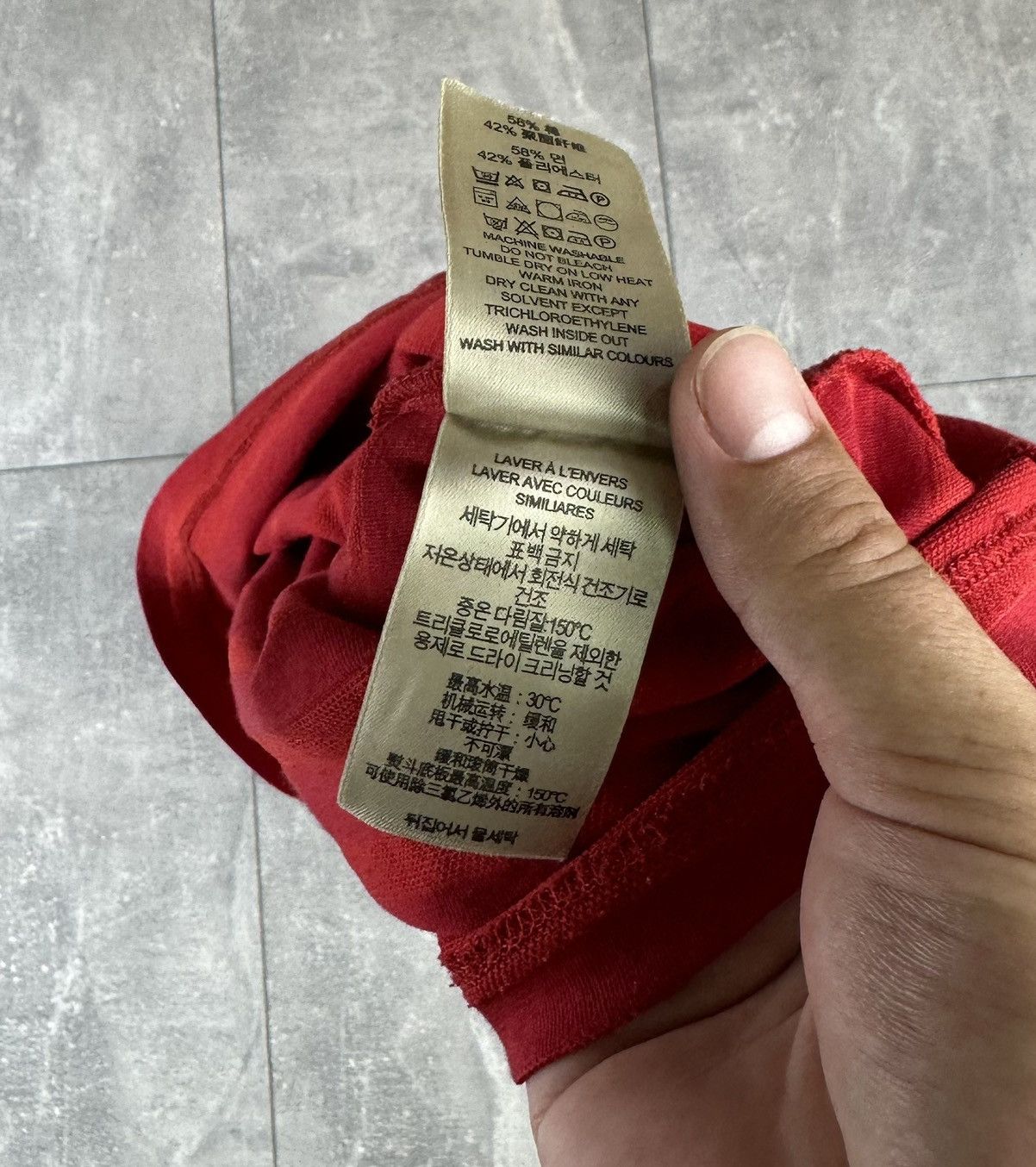 Burberry Burberry Sport Luxury Red Mens Polo Size US M / EU 48-50 / 2 - 10 Thumbnail