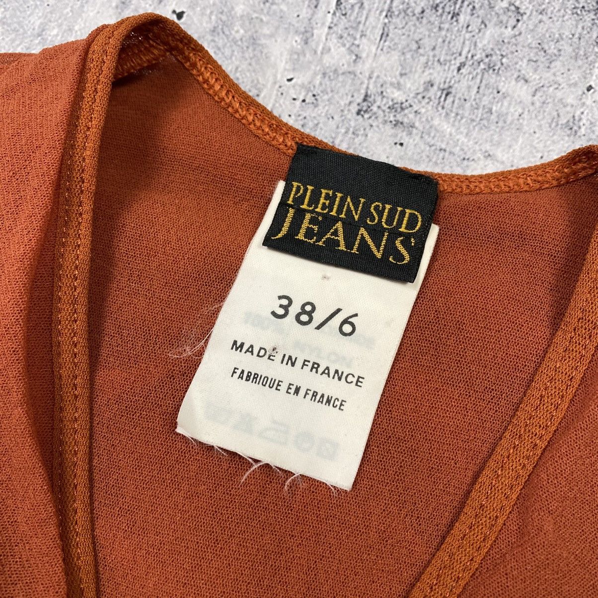plein sud Plein Sud Jeans Archive Y2K Top Size 38/6 Terracotta France Size S / US 4 / IT 40 - 7 Thumbnail