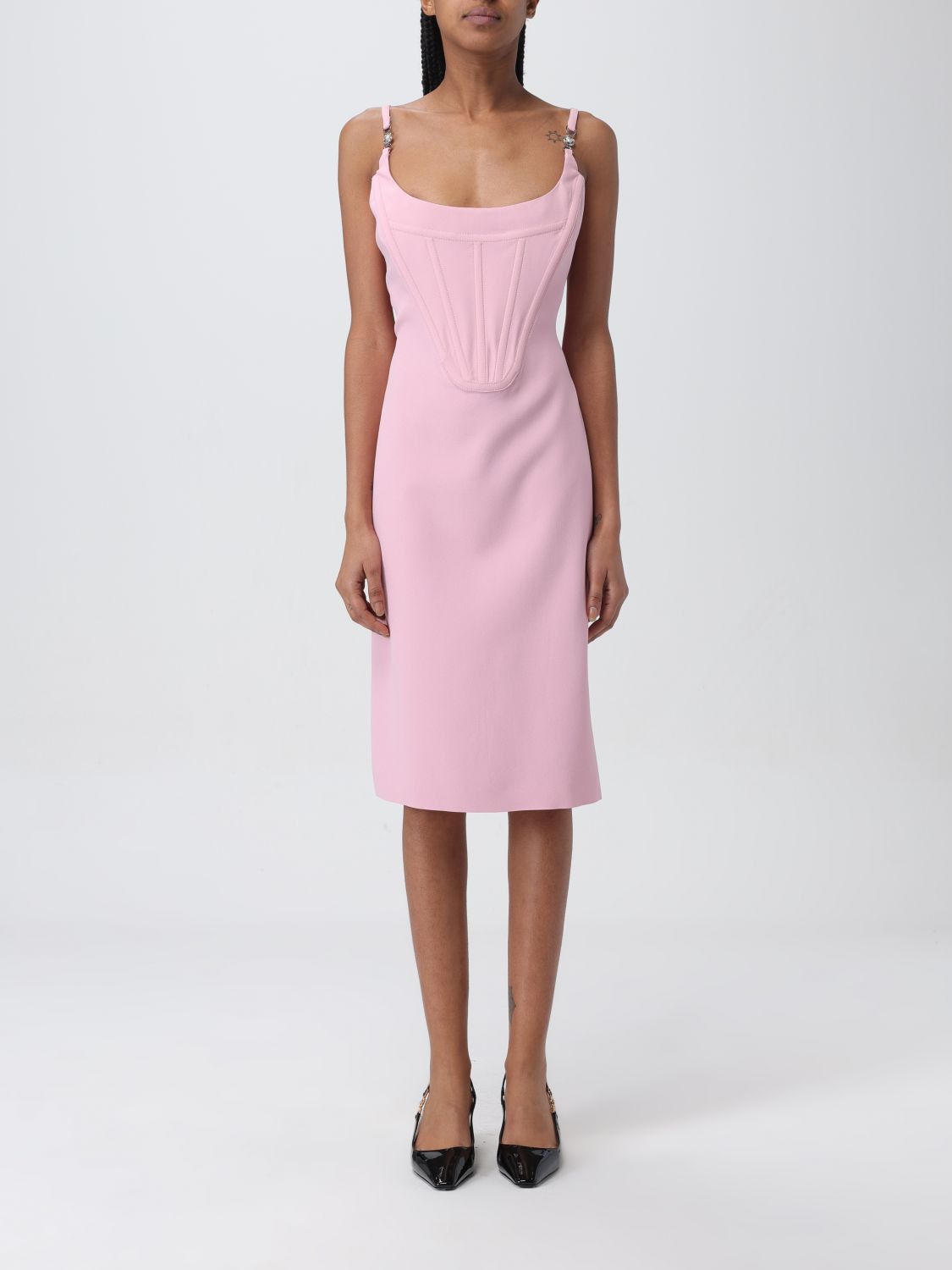 image of Versace Dress Woman Pink, Women's (Size XS)