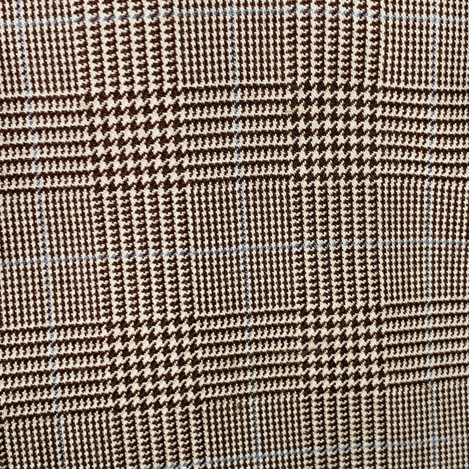 Ralph Lauren Size 38 Regular Brown Beige Plaid Cashmere Silk Sport Coat Size 38R - 2 Thumbnail