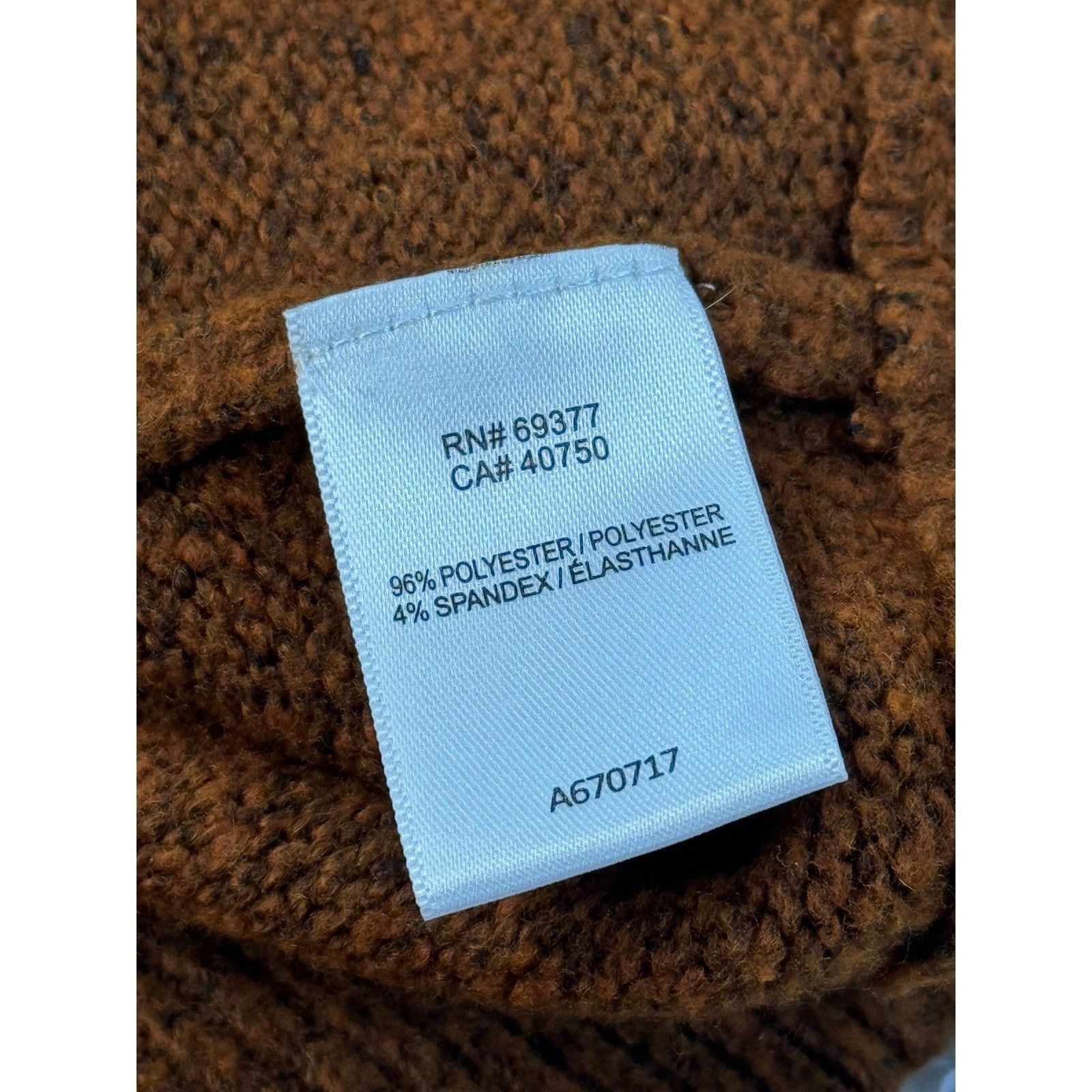 & Other Stories By Stacy London Burnt Orange V-Neck Tunic Sweater XS A670717 Size XS / US 0-2 / IT 36-38 - 8 Thumbnail