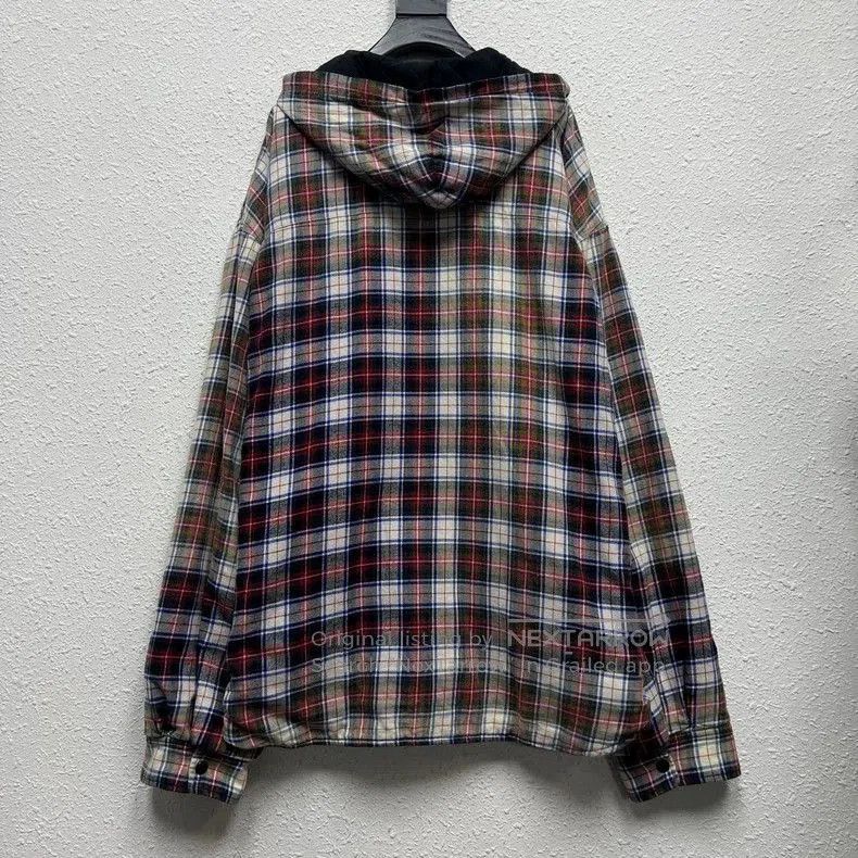 Balenciaga Balenciaga 23SS Flannel Plaid Cotton Coat. Size US S / EU 44-46 / 1 - 2 Thumbnail