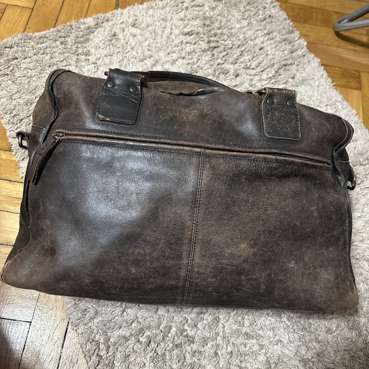 Vintage Vintage Avant-Garde Leather Travel Luggage Bag Grunge ERD Size ONE SIZE - 3 Thumbnail