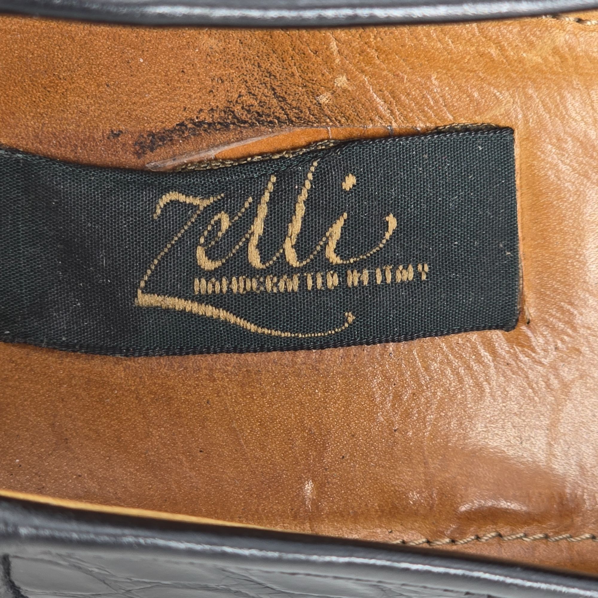Zelli Zelli Tuscany Exotic Black Caiman Crocodile Dress Shoe Men 9 Size US 9 / EU 42 - 13 Thumbnail