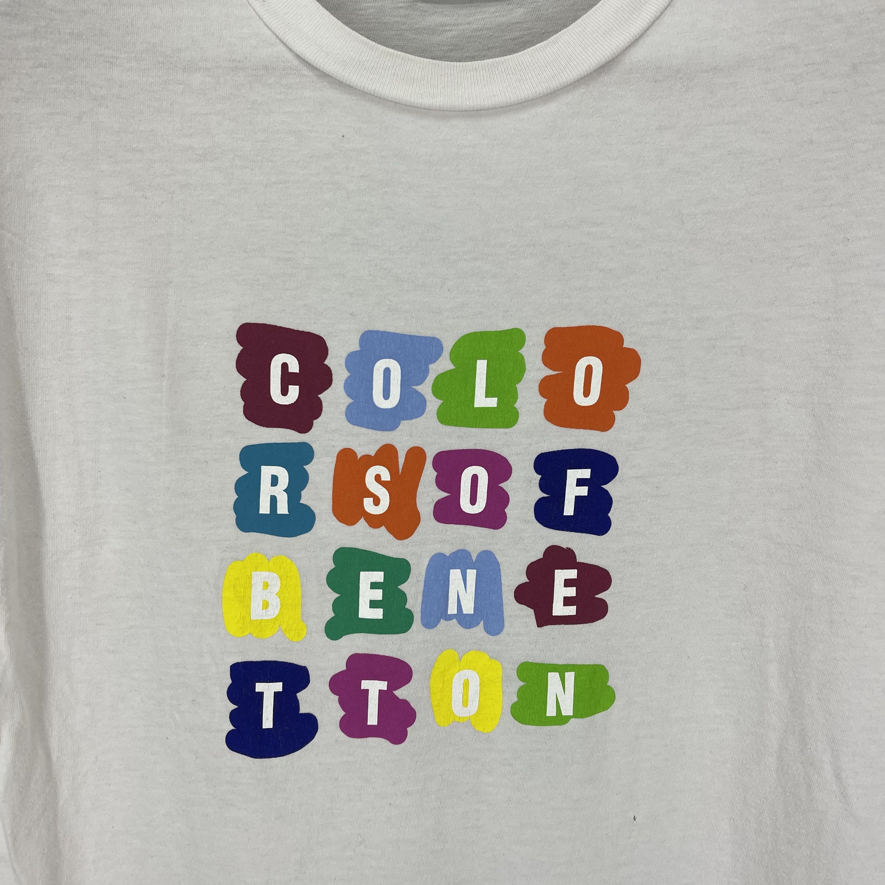 United Colors Of Benetton UNITED COLORS OF BENETTON Crew Neck T Shirt #1306/AS Size US M / EU 48-50 / 2 - 2 Thumbnail