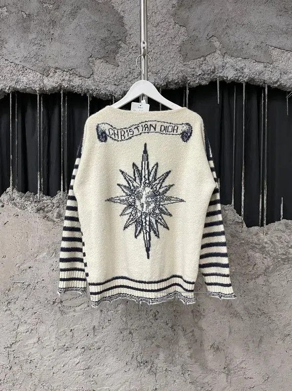 Dior Dior Women's Striped Cashmere Sweater . Size XXS / US 00 / IT 34 - 2 Thumbnail