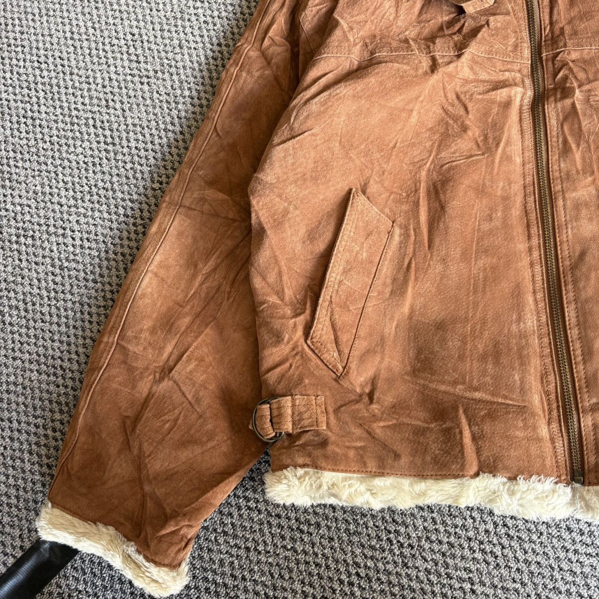 Genuine Leather Vintage Seahop Detroit Suede Leather Work Jacket Size L Size US L / EU 52-54 / 3 - 8 Thumbnail