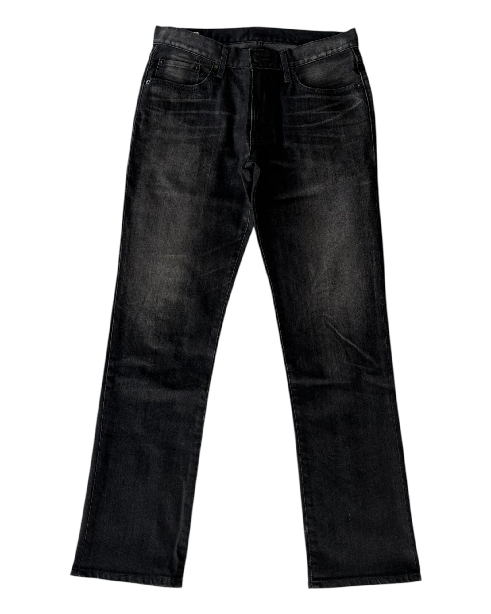 14th Addiction × If Six Was Nine × Le Grande Bleu (L.G.B.) Edwin 503 Black Waxed Made In Japan Denim Jean Size US 33 - 5 Thumbnail