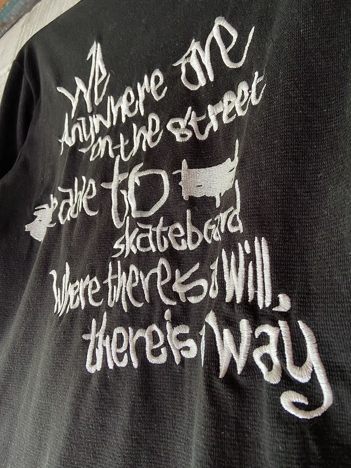 If Six Was Nine WE ANYWHERE ARE ON THE STREET SKATEBOARD LONG SLEEVE Size US S / EU 44-46 / 1 - 2 Thumbnail