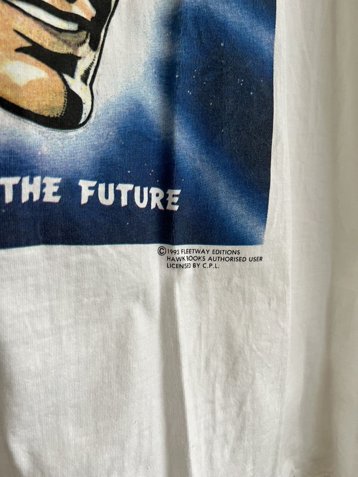 Vintage Rare Vintage 1993 Dan Dare Comic T-Shirt Pilot of the Future Size US XL / EU 56 / 4 - 8 Thumbnail