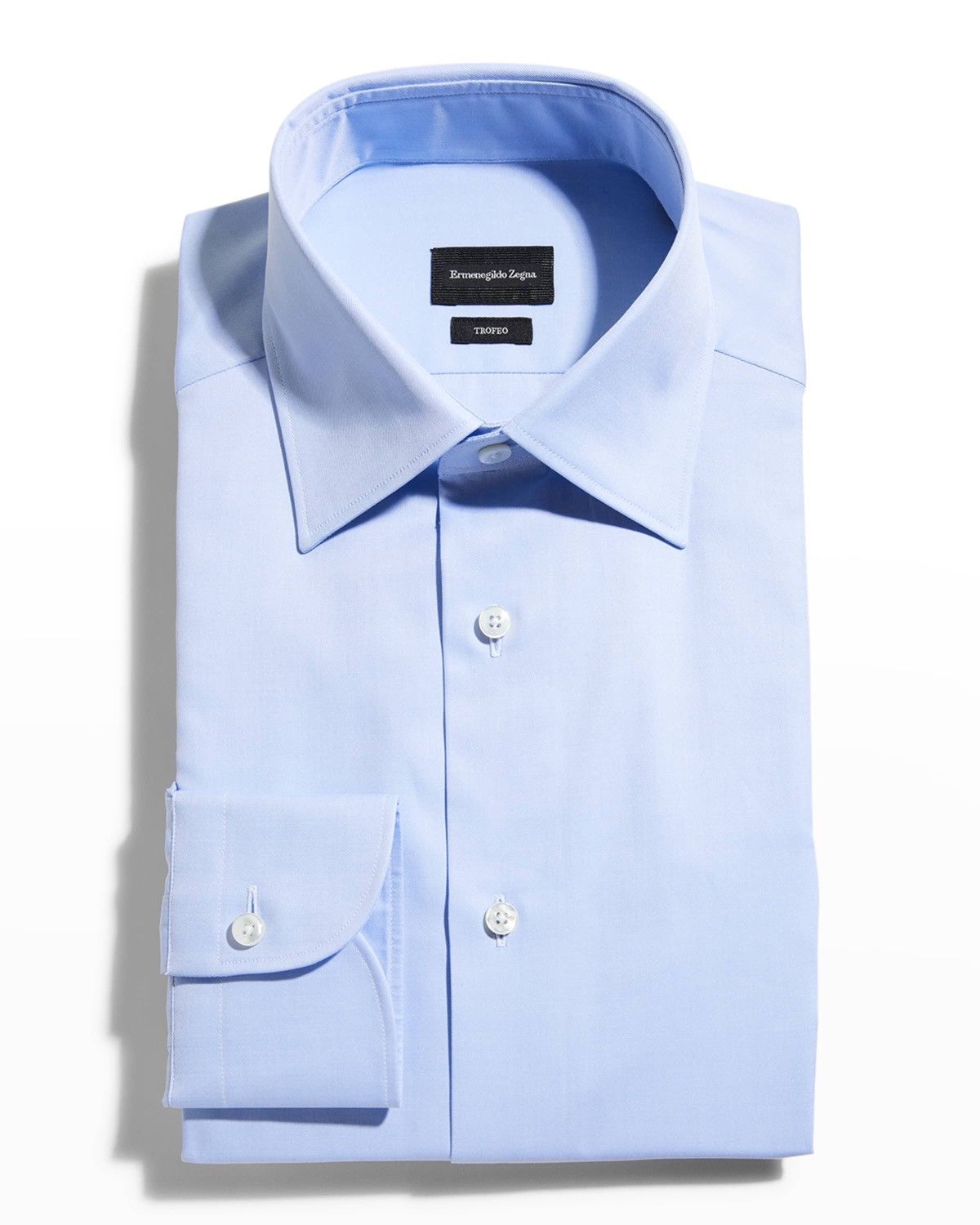 Ermenegildo Zegna Ermenegildo Zegna Trofeo Dress Shirt Regular Fit Size US M / EU 48-50 / 2 - 6 Thumbnail
