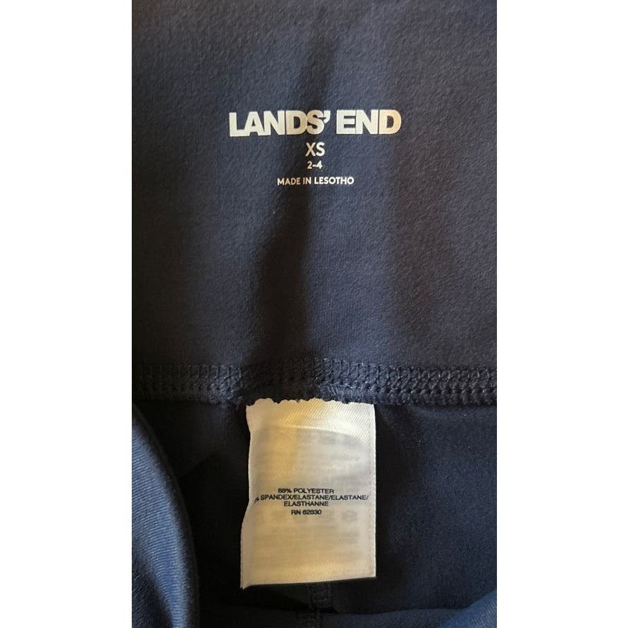 Lands' End Lands End Womens Navy Active Crop Yoga Pant XS Size 26" / US 2 / IT 38 - 4 Thumbnail
