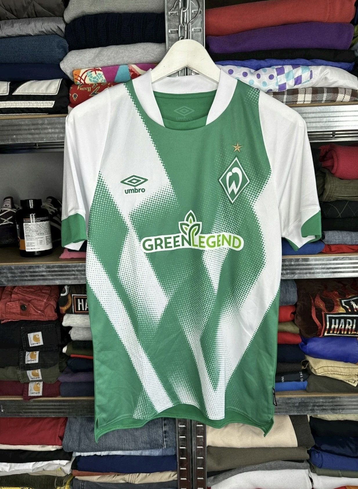 Umbro Werder Bremen Umbro 2022/23 Y2k Home Football Shirt Jersey Size US S / EU 44-46 / 1 - 1 Thumbnail